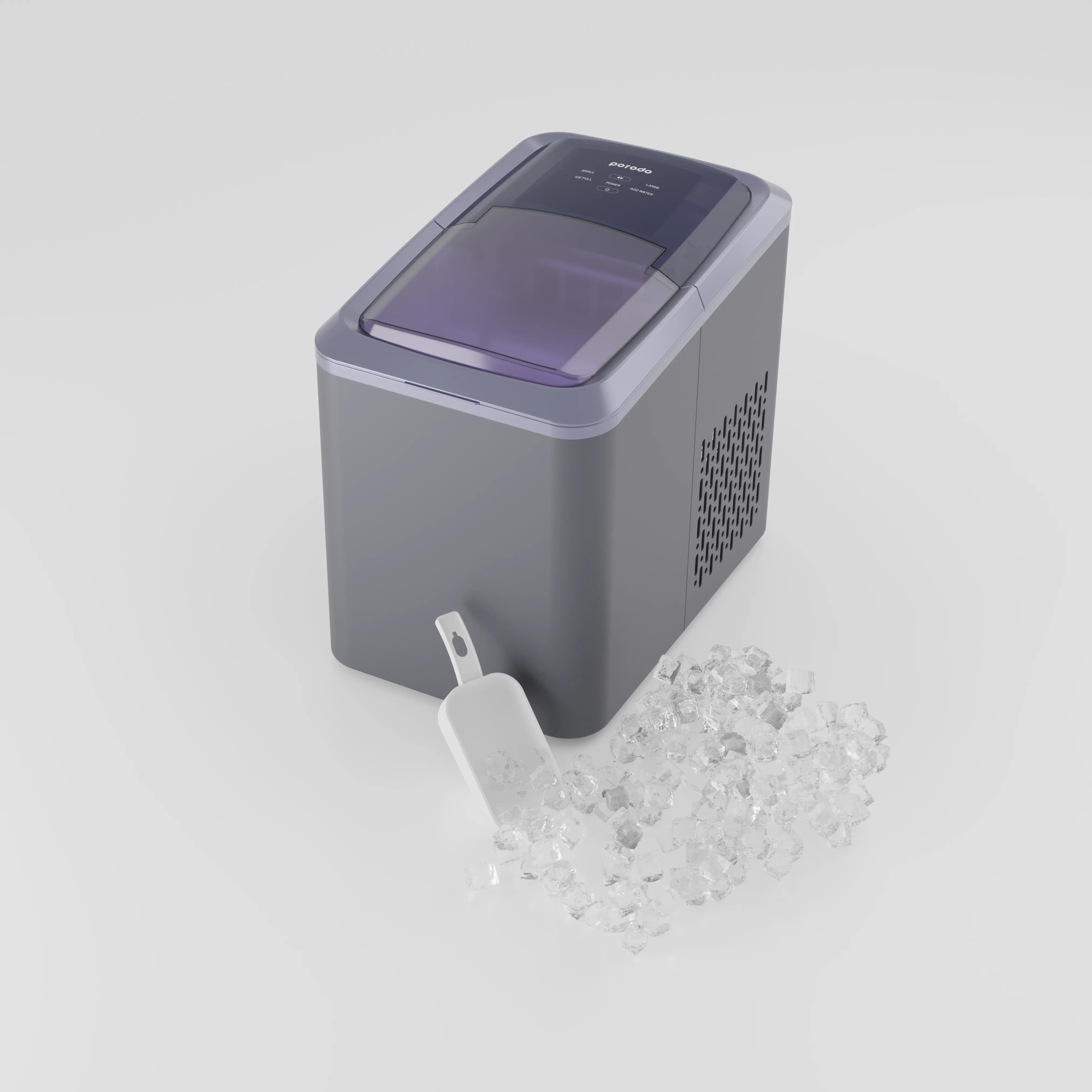 Porodo Lifestyle Portable Outdoor Ice Cube Machine 2.2L 12kg 4
