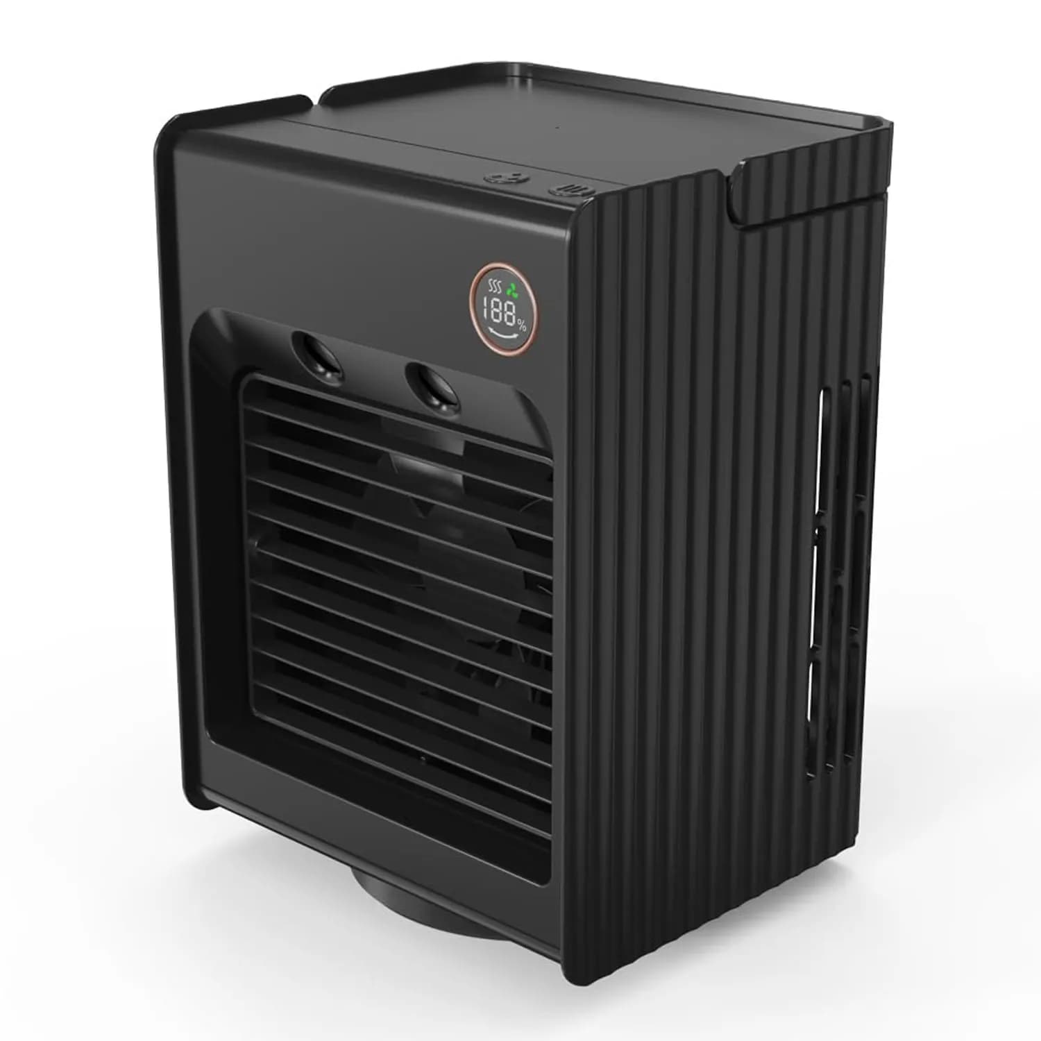Porodo Dual Misting Air Cooling Fan - Portable, Black 6