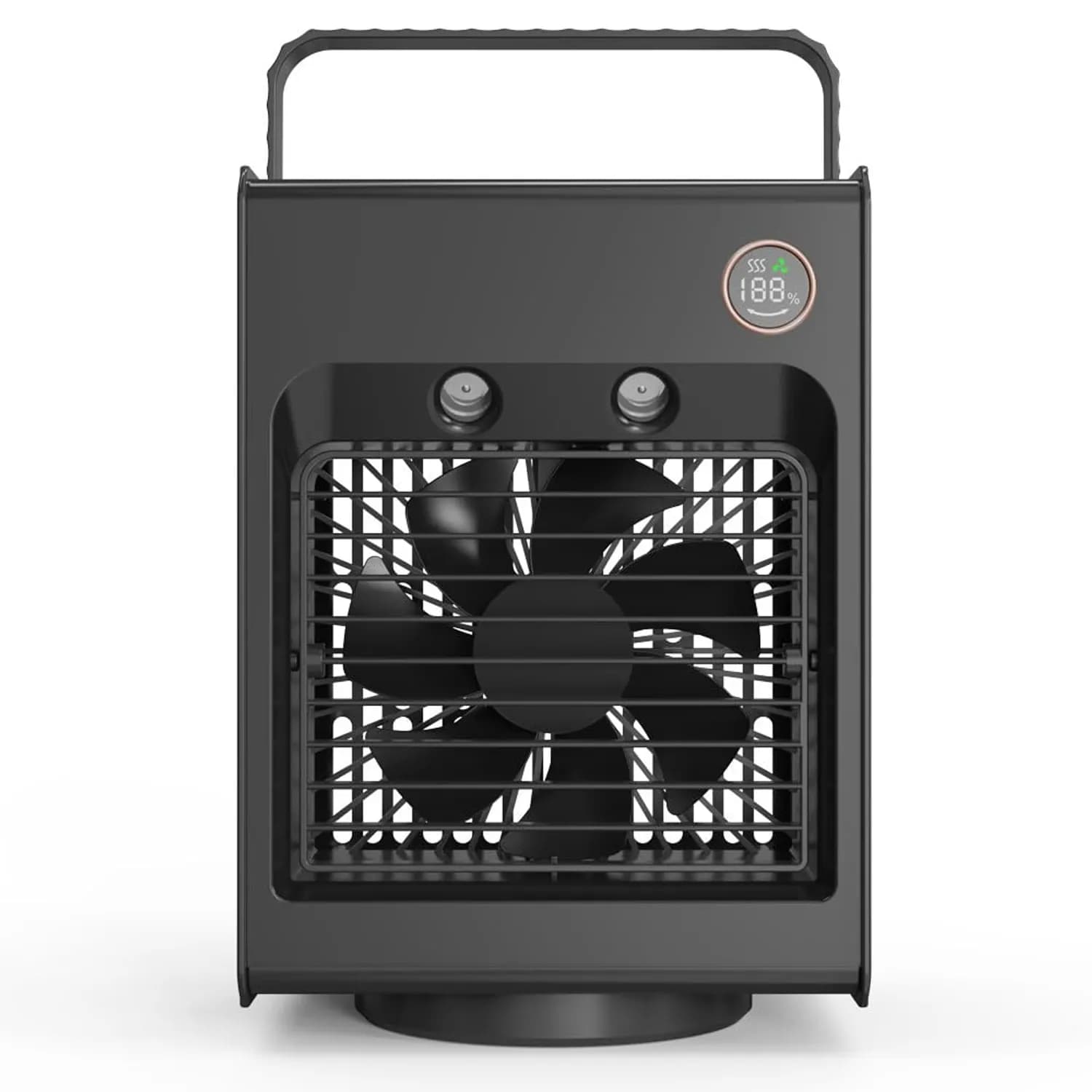 Porodo Dual Misting Air Cooling Fan - Portable, Black 2