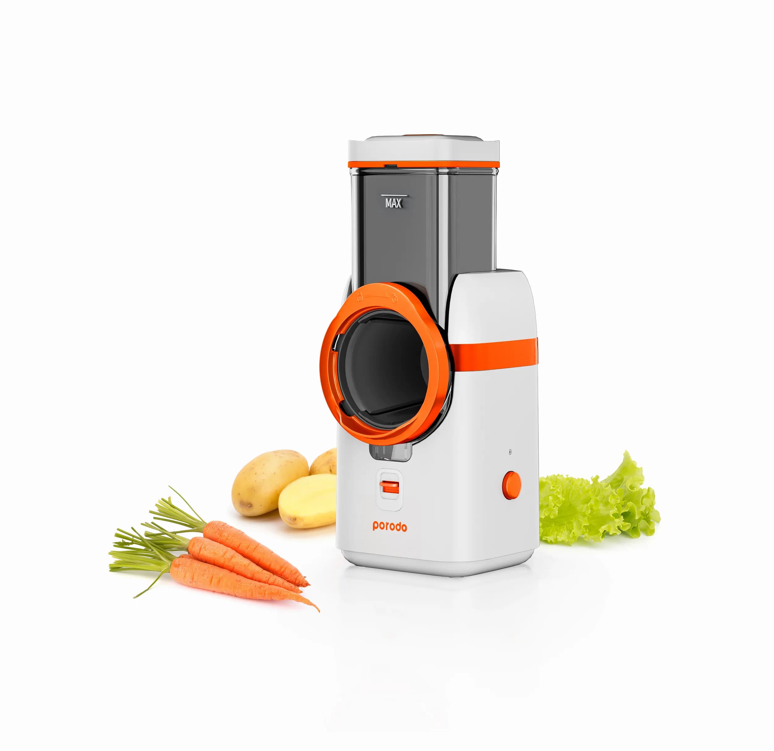Porodo LifeStyle Vegetable Cutter - White 1 Porodo LifeStyle Vegetable Cutter - White 1