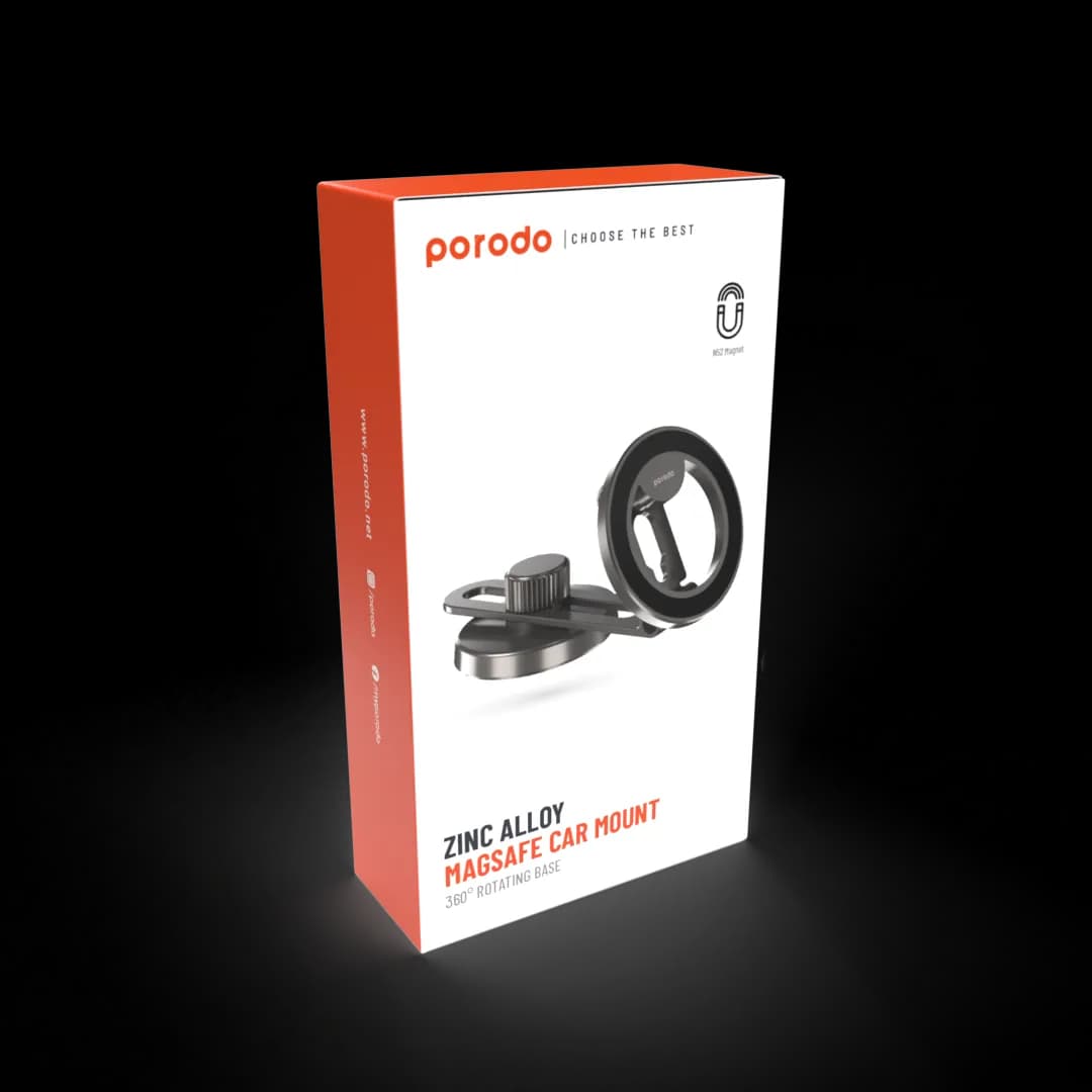 Porodo Magesafe Magnet Mount - Black 4