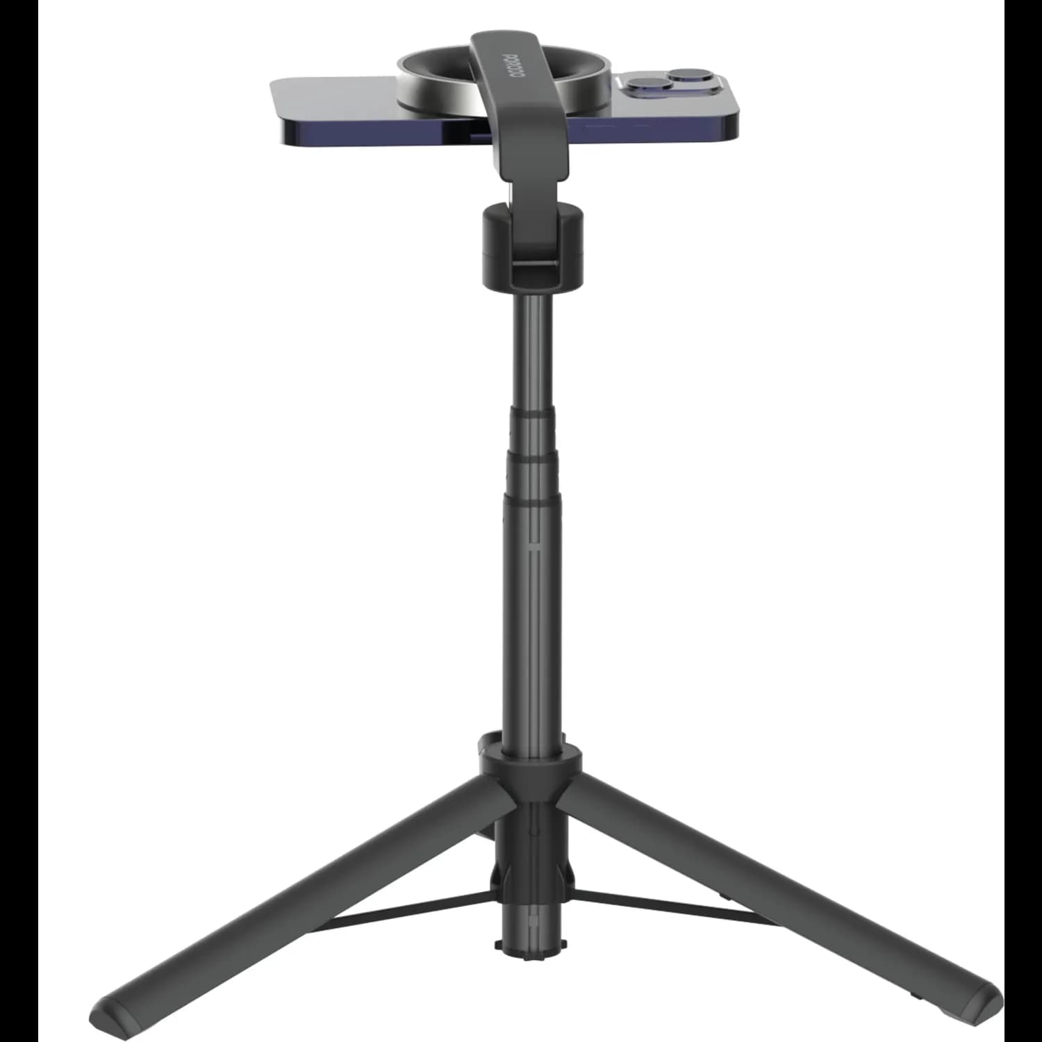 Porodo Selfie Stick & Tripod - Magnetic, 65cm, Black 5