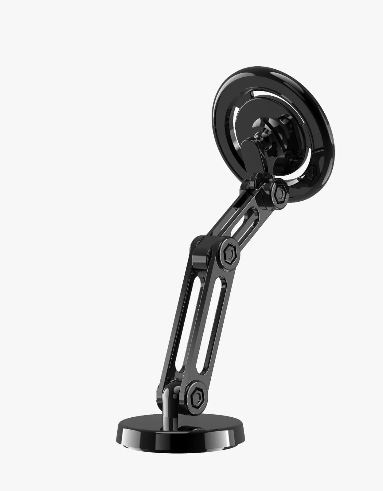 Porodo Zinc Alloy Versatile Phone Mount Multi-Joint & 360° Rotating - Black 2