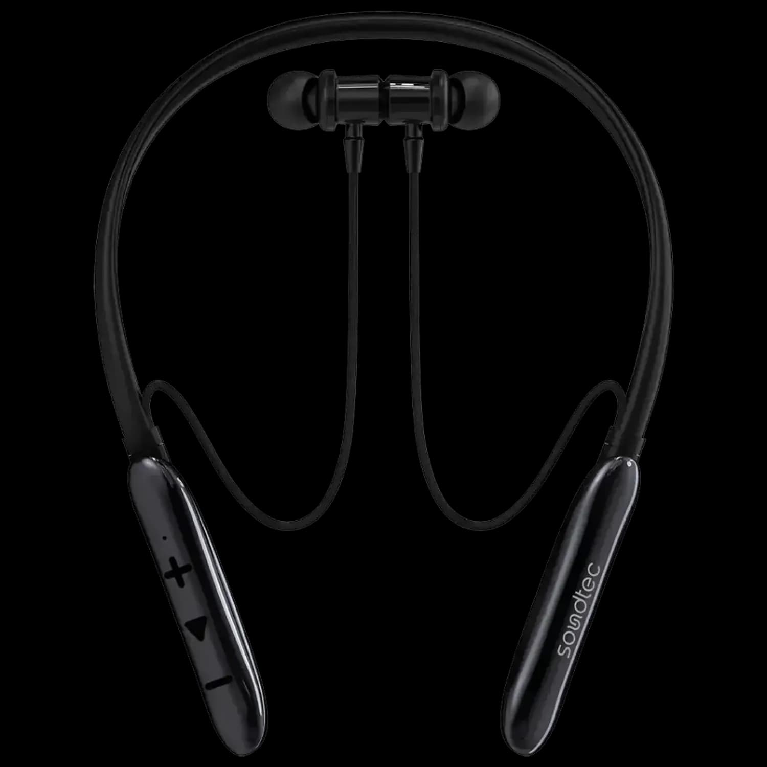 Porodo Neckband Earphones Soundtec Auraband - ENC, Black Porodo Neckband Earphones Soundtec Auraband - ENC, Black
