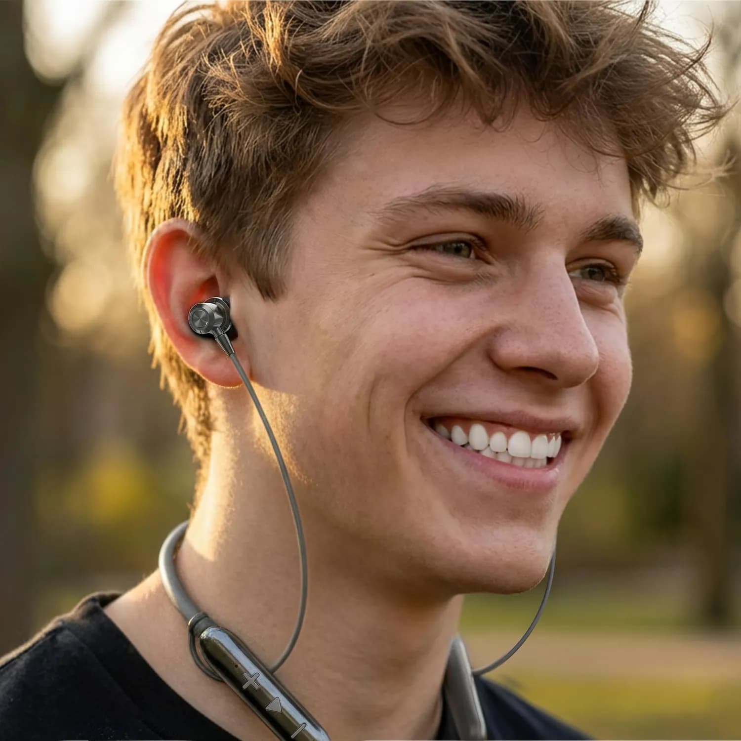 Porodo Wireless Headphones Soundtec AURABAND - 20H Playtime, Silver 2