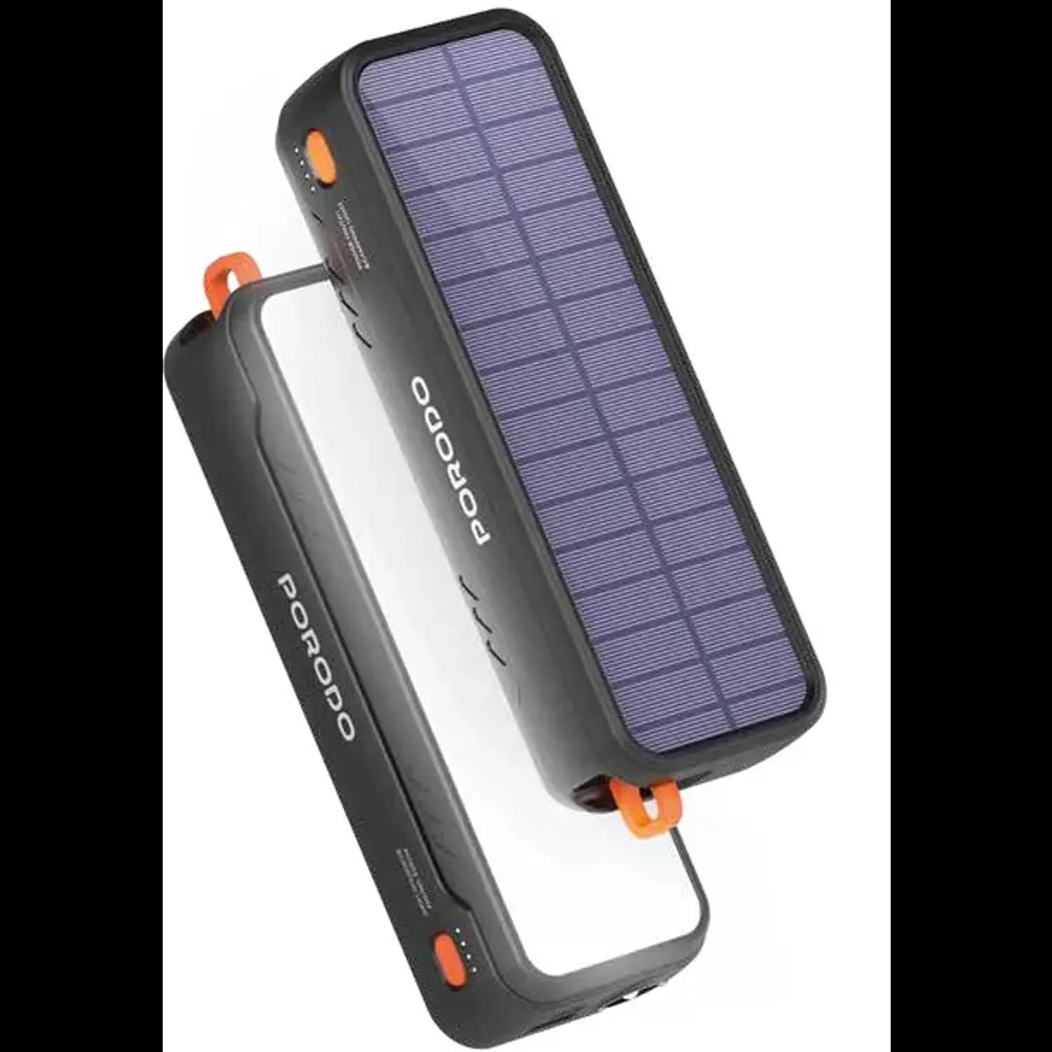 Porodo Solar 20000mAh Power Bank, - Black 1 Porodo Solar 20000mAh Power Bank, - Black 1