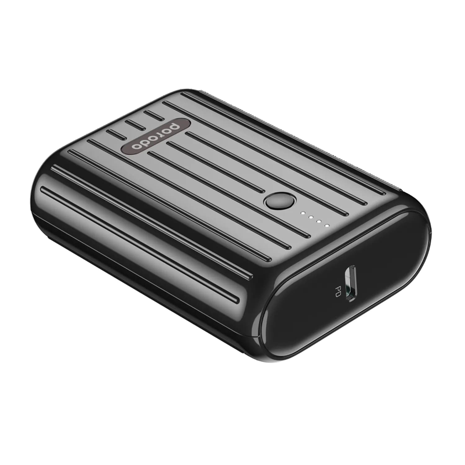 Porodo Power Bank 10000mAh QC 3.0 with PD 20W Fast Charging On-The-Go — Black 3