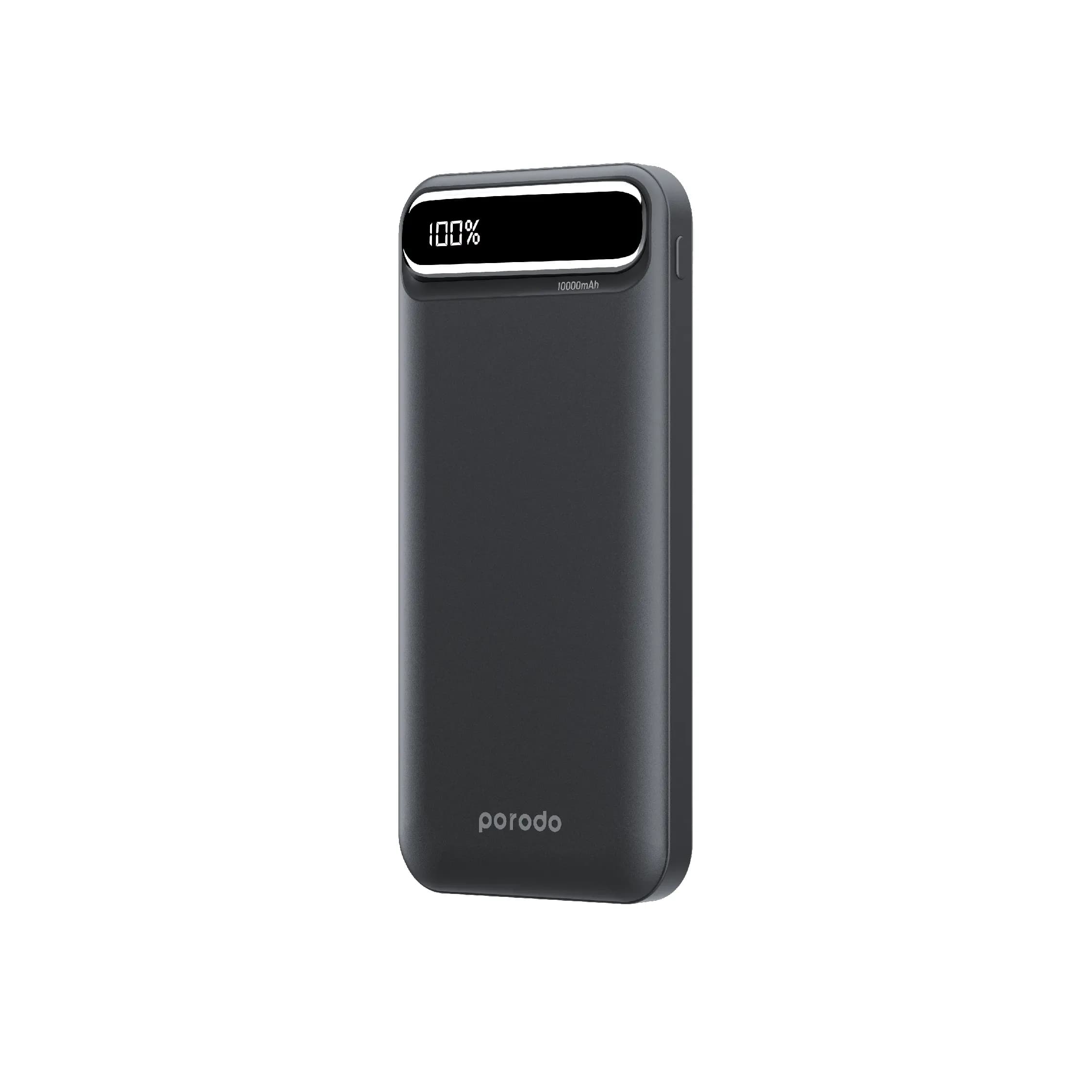 Porodo 10000mAh Power Bank with Digital Display - Portable Charging So 1 Porodo 10000mAh Power Bank with Digital Display - Portable Charging So 1