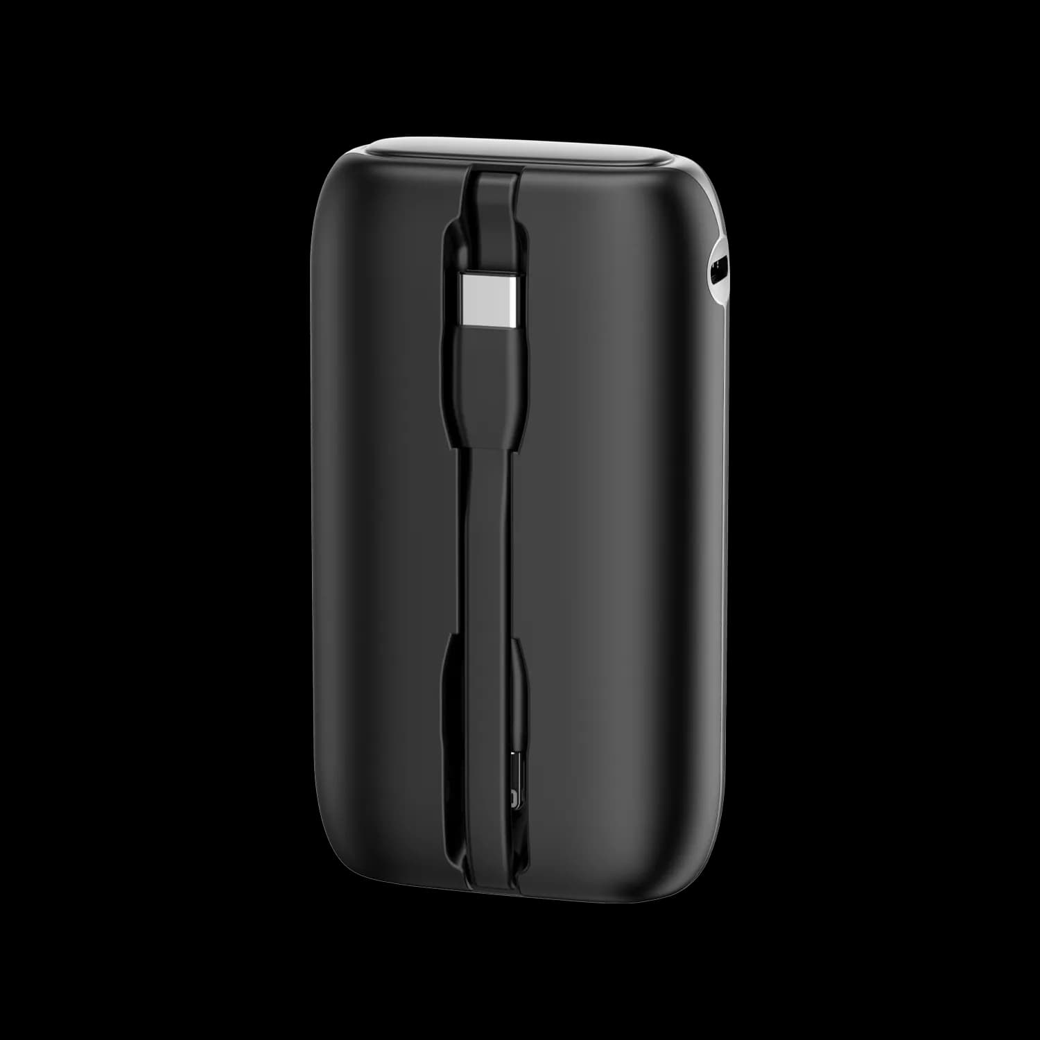 Porodo 10000mAh   4 Power Bank Station Lightning & Type-C Integrated Cable — Black 5