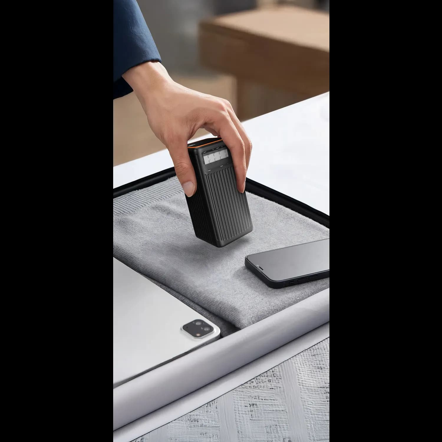 Porodo Power Bank 60000mAh PD 65W - Multi-Device, Black 2