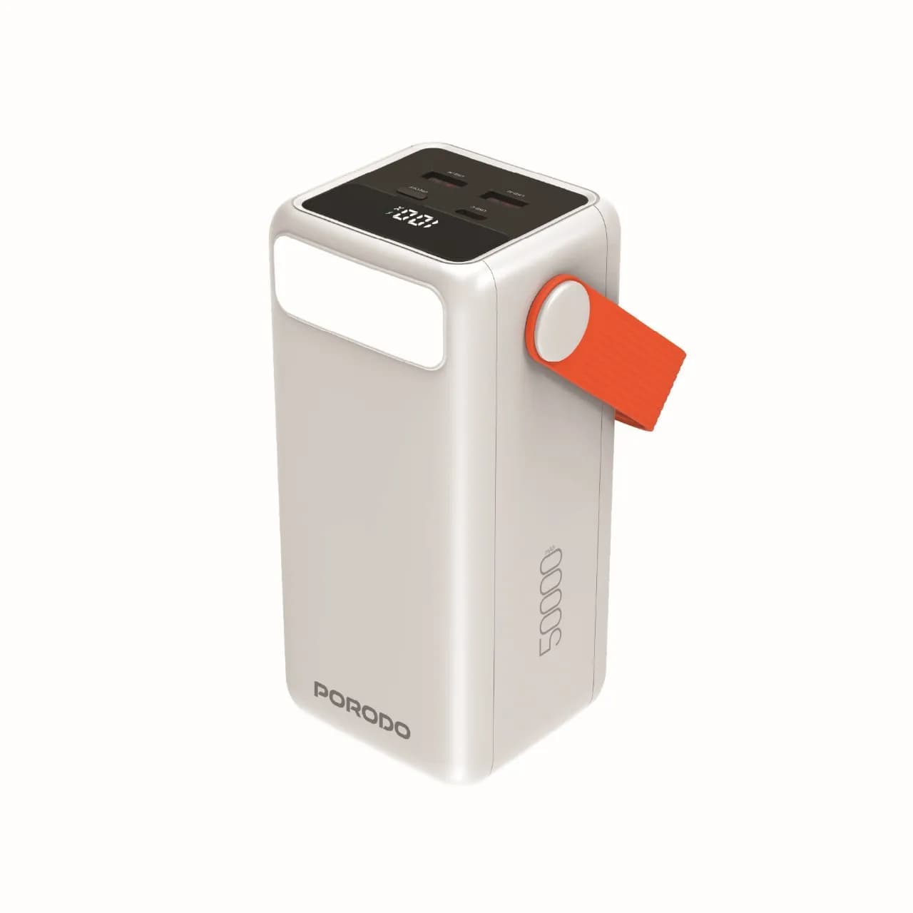 Porodo PortaPower 50000mAh Power Bank with Built-In LED Lighting - Whi 3