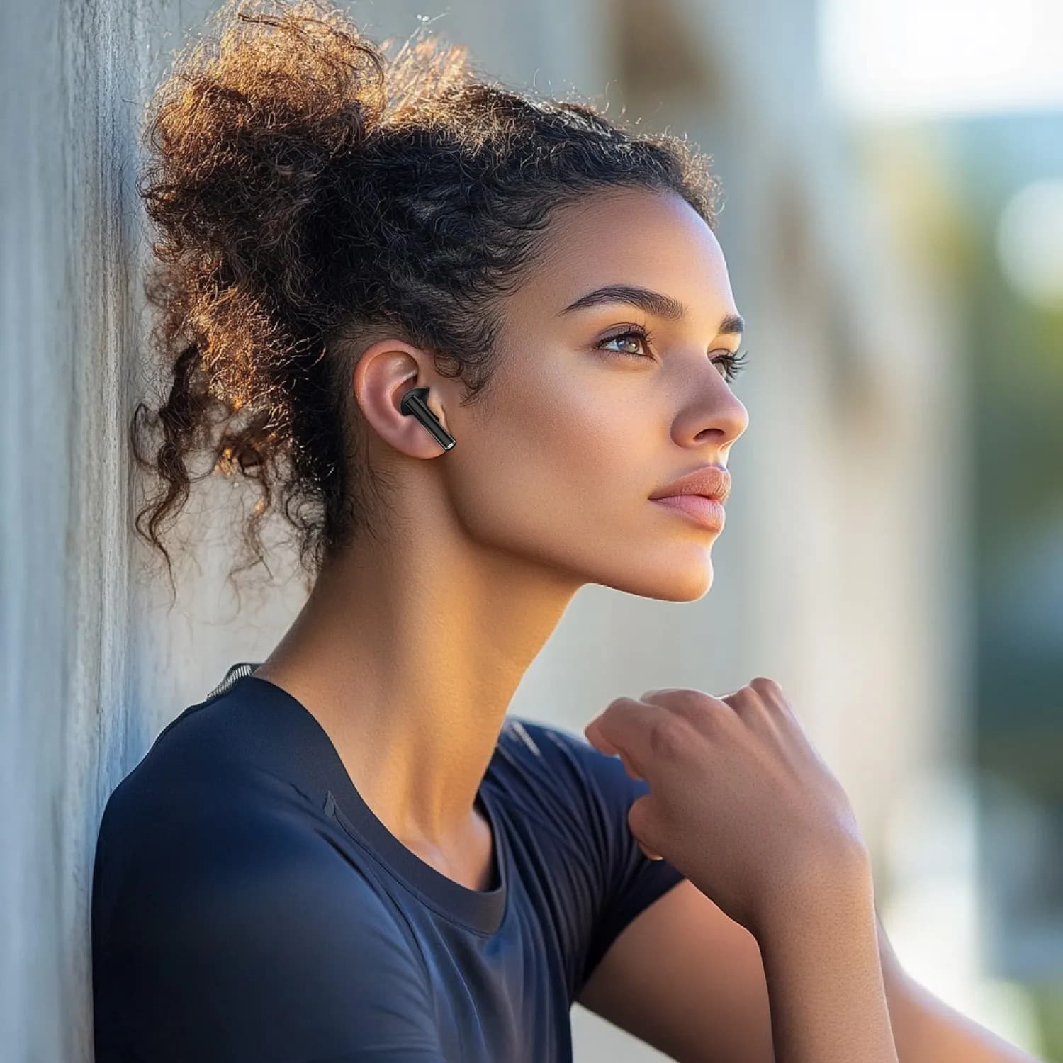 Porodo Bluetooth Earbuds Soundtec True Flex - Dual Mode, Black 3