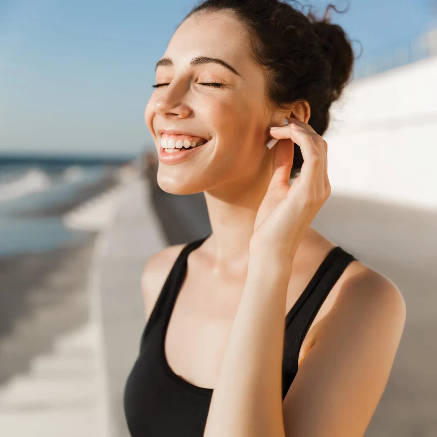 Porodo Earbuds Soundtec Popwave - True Wireless, White 5