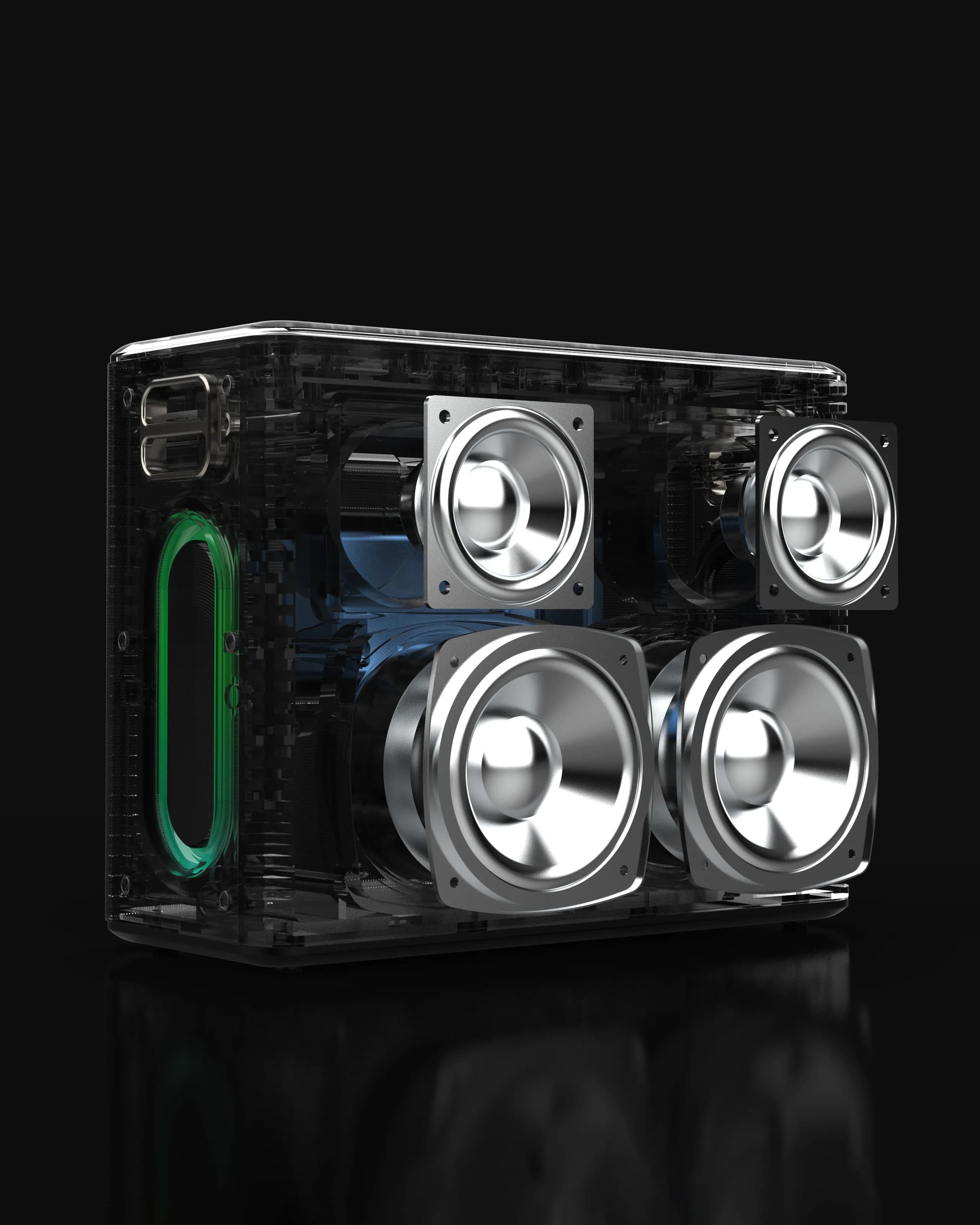Porodo Soundtec QUANTUM 2.2 Channel Portable Speaker 2