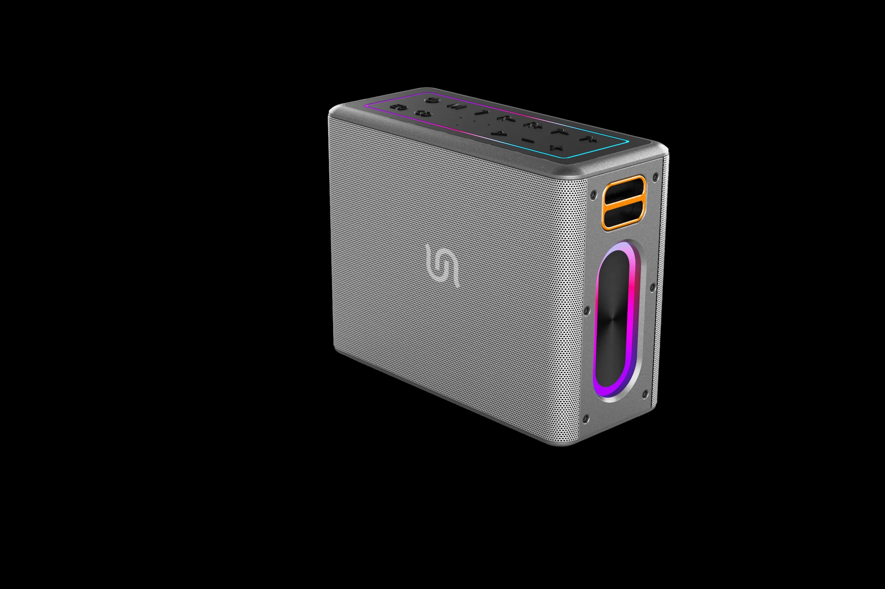 Porodo Soundtec QUANTUM 2.2 Channel Portable Speaker - Silver 1 Porodo Soundtec QUANTUM 2.2 Channel Portable Speaker - Silver 1