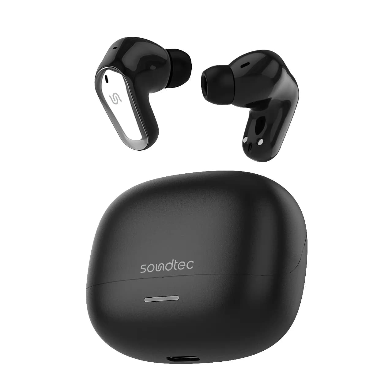 Porodo Earbuds Soundtec Gravis PDSTLM12 - True Wireless, Black 1 Porodo Earbuds Soundtec Gravis PDSTLM12 - True Wireless, Black 1