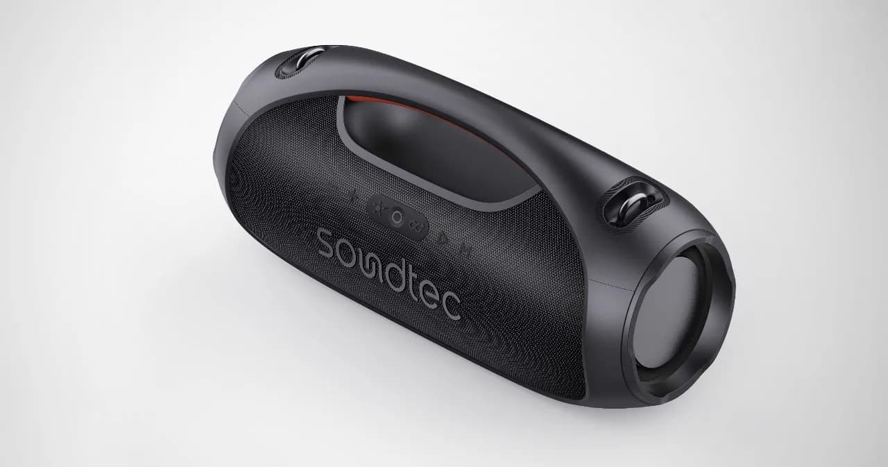 Porodo Soundtec Rush Euphoric Sound Portable Speaker - Black 2