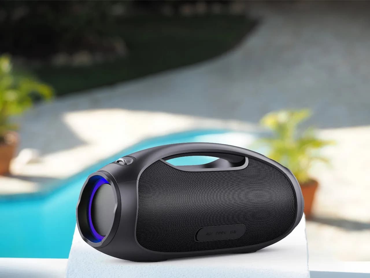 Porodo Soundtec Rush Euphoric Sound Portable Speaker - Black 4