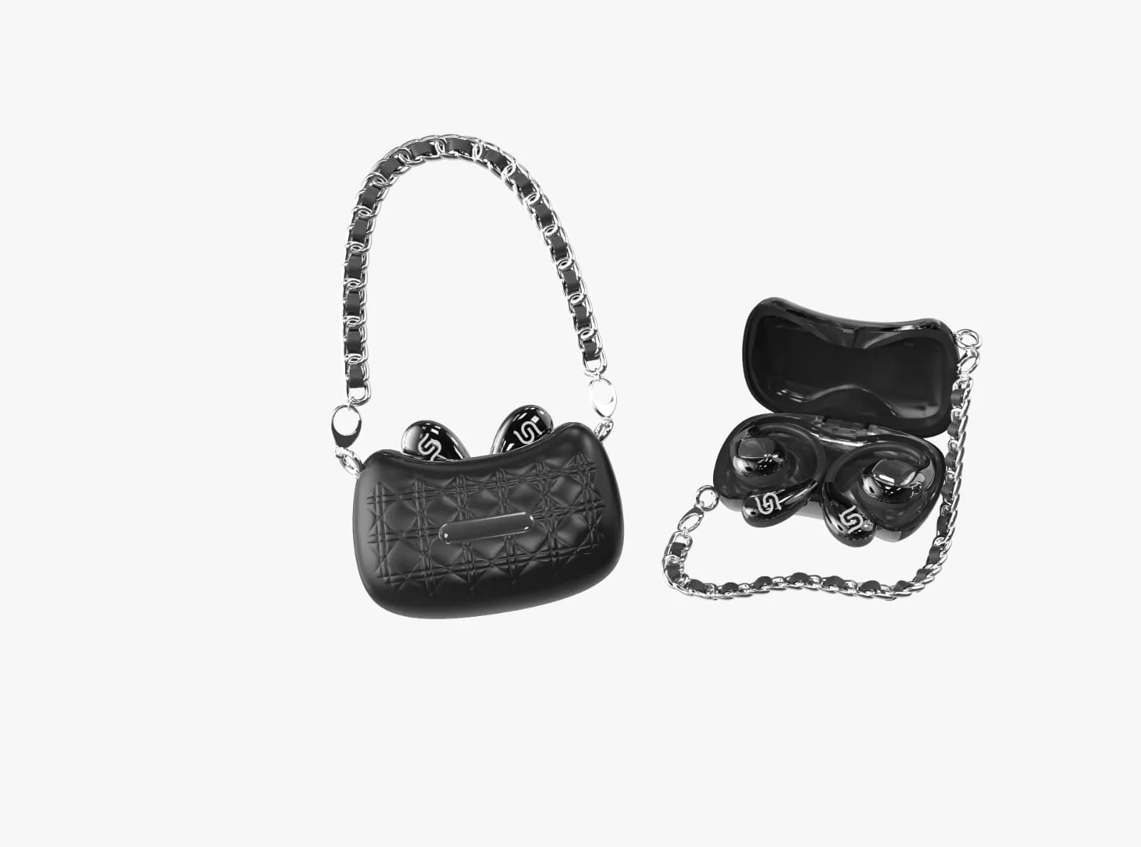 Porodo Soundtec Hand Bag ENC Earbuds — Black 3