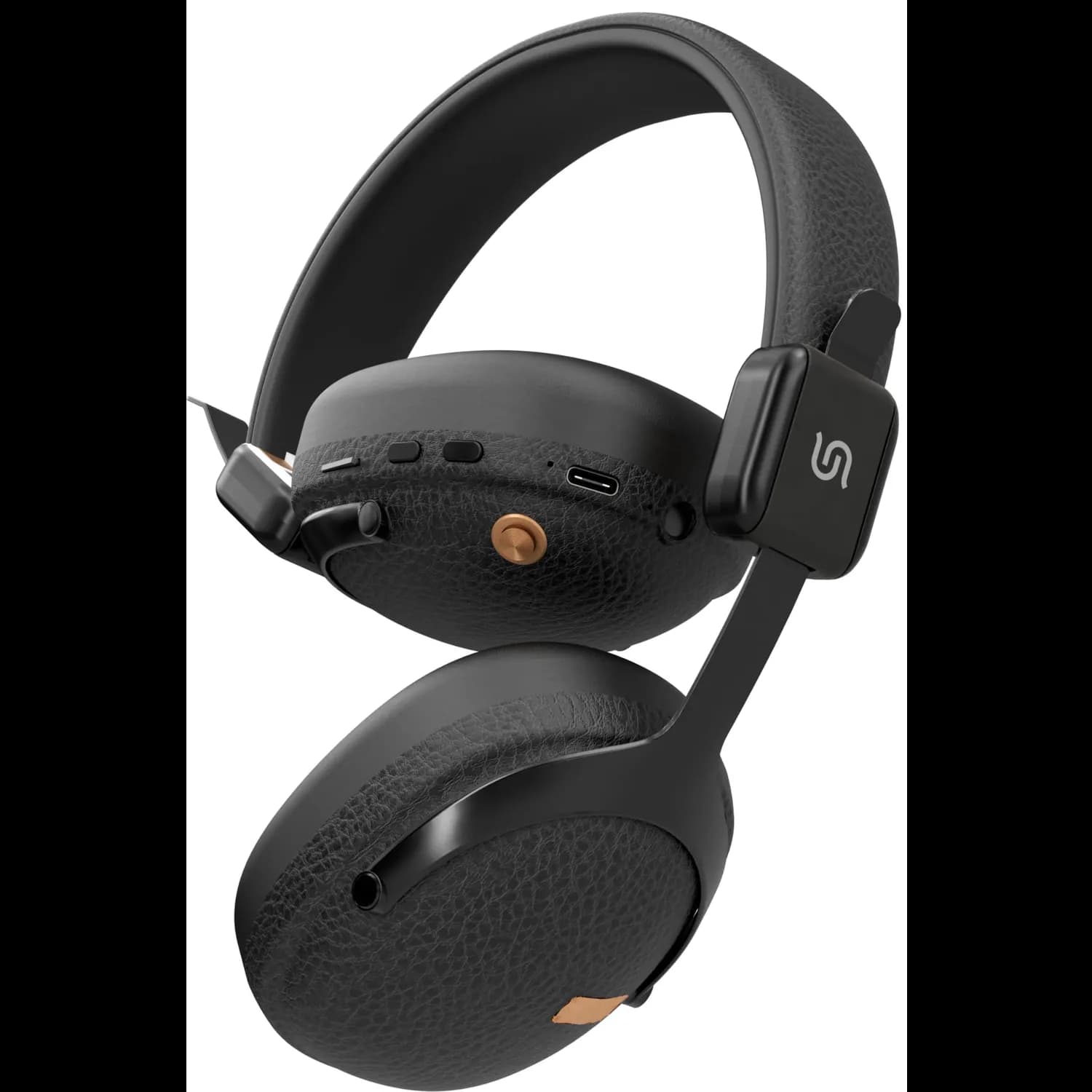 Porodo Wireless Headphones Onyx Sonic - Bluetooth 5.4, Hi-Res Audio, Black — Onyx Black 4