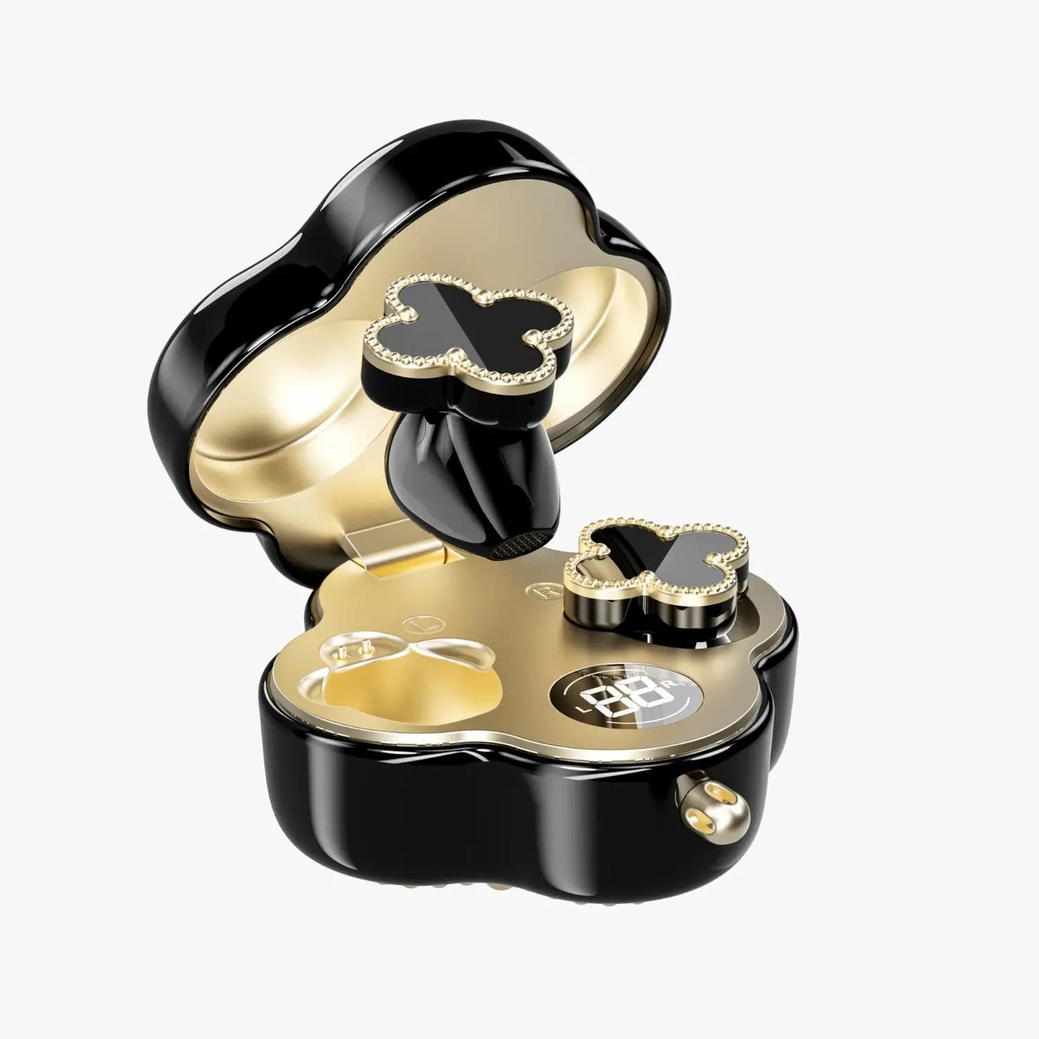Porodo Earbuds Chic - ENC, Touch Control, Black 1 Porodo Earbuds Chic - ENC, Touch Control, Black 1