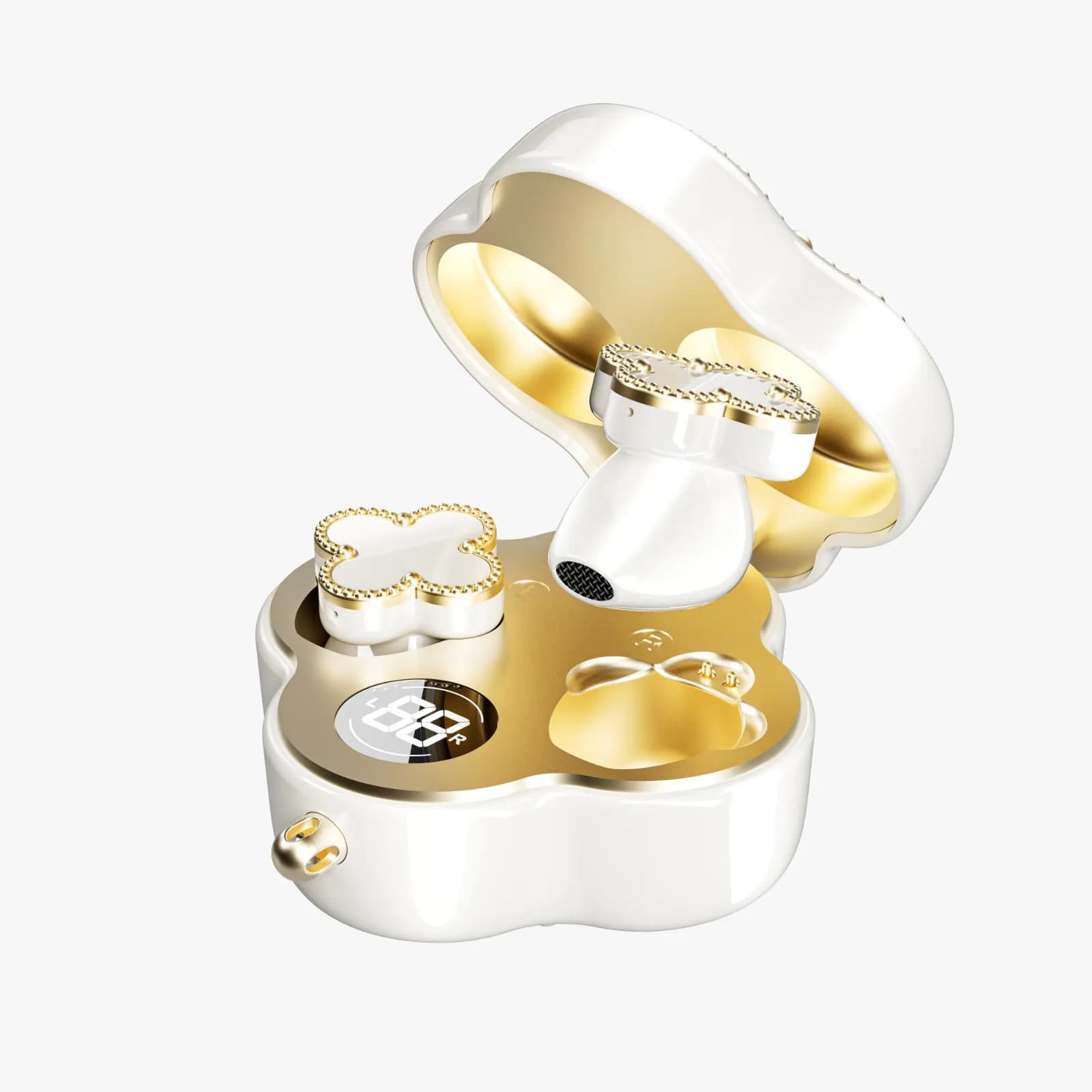 Porodo Soundtec Chic True Wireless ENC Earbuds - White 3