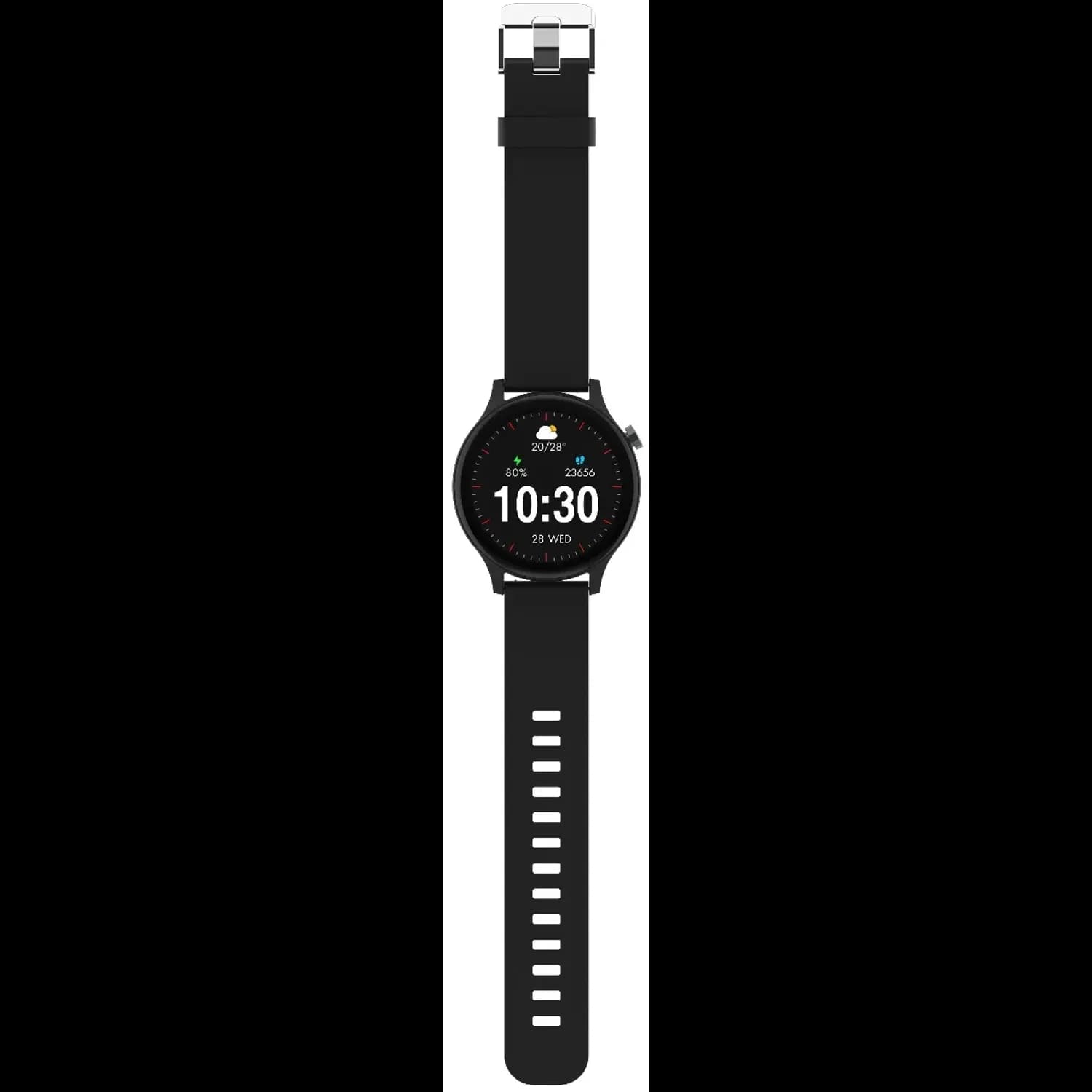 Porodo Smart Watch Essential Pulse - 1.38" HD, Black 2