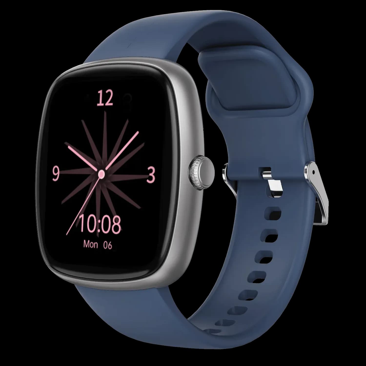 Porodo Sport Smart Watch Rony - 1.83", Silver — Pink 3