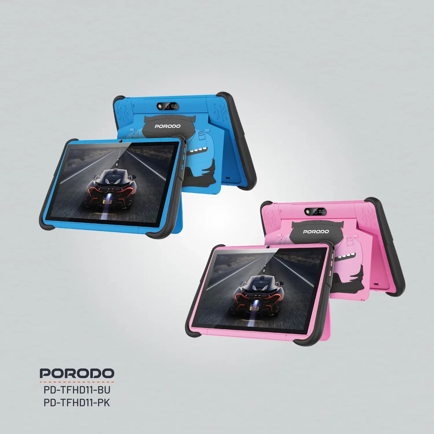 Porodo 10.1" Smart Tablet 2.4G 4000mah 2+64GB, - Blue 2