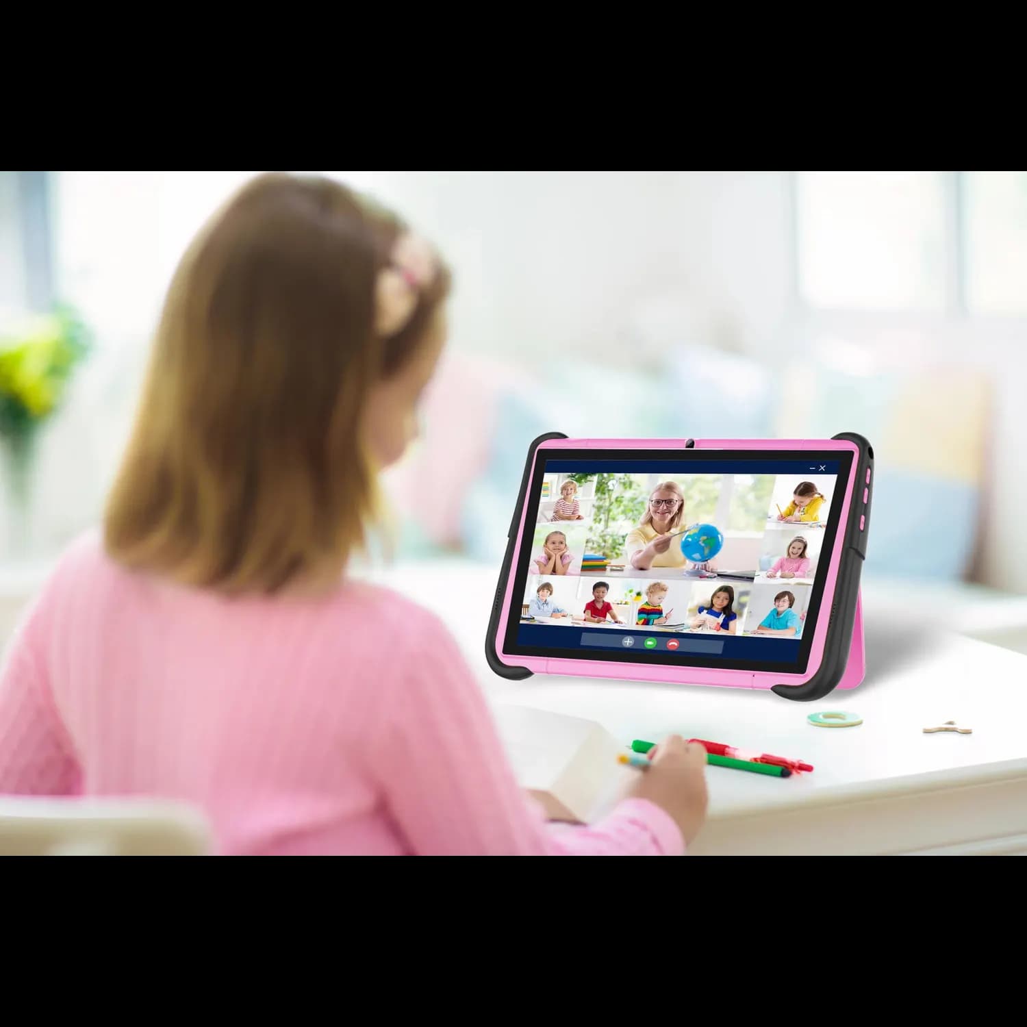 Porodo Tablet PD-TFHD11-PK - 10.1", 2+64GB, Pink 4