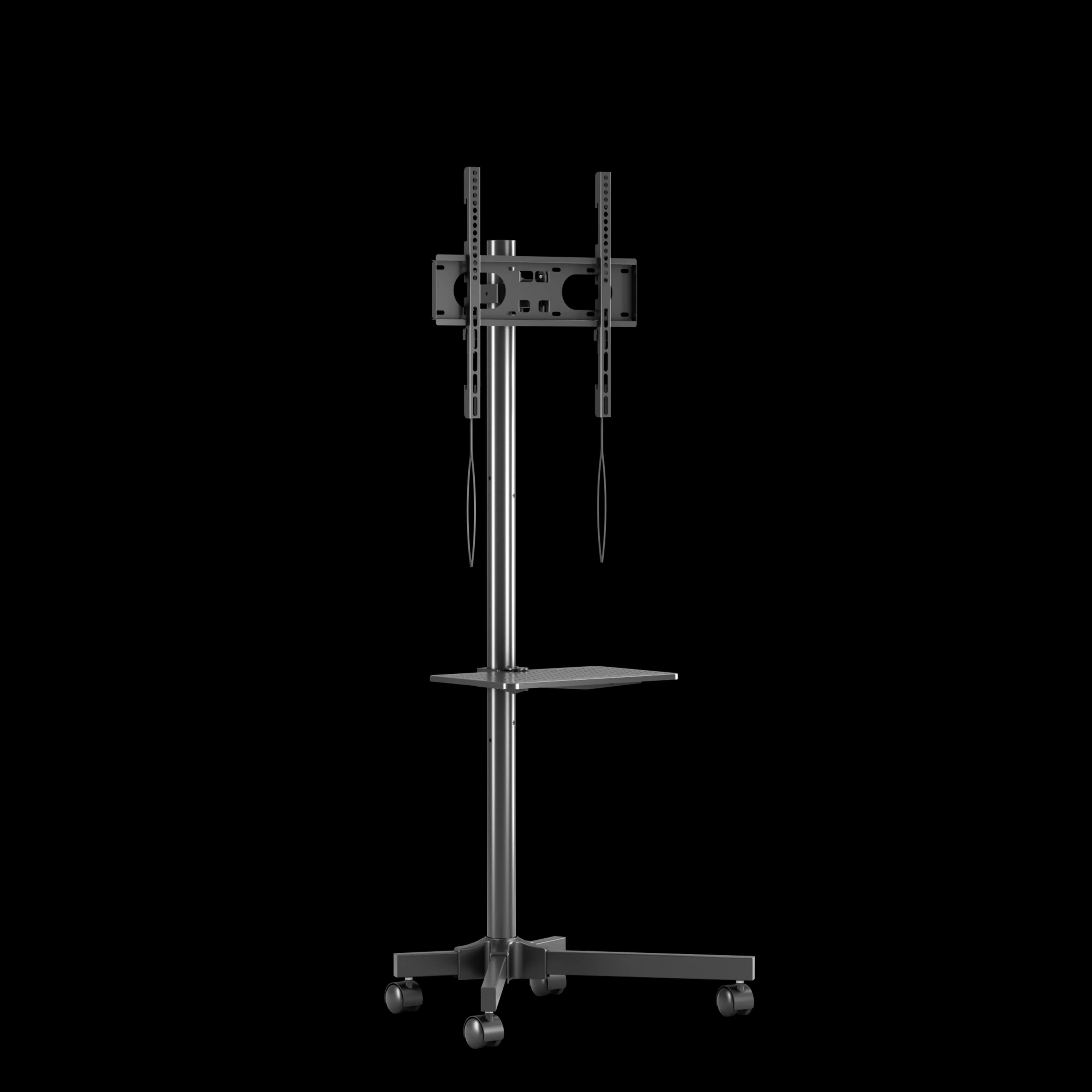 Porodo Mobile TV Stand Dynamic Swivel & Tilt Adjustable Height 3