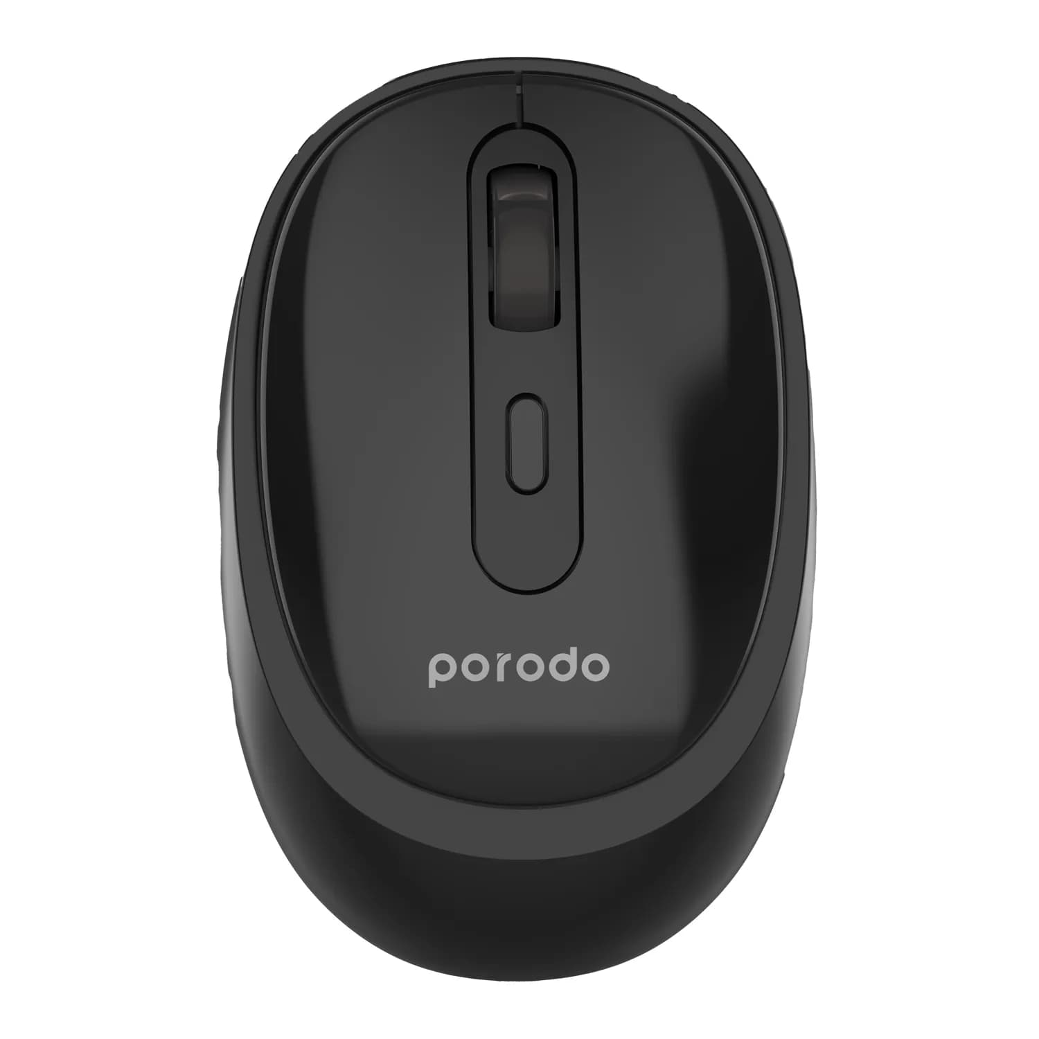 Porodo Wireless 2.4G+BT Keyboard with Pen/Phone Tray and Mouse - Black 2
