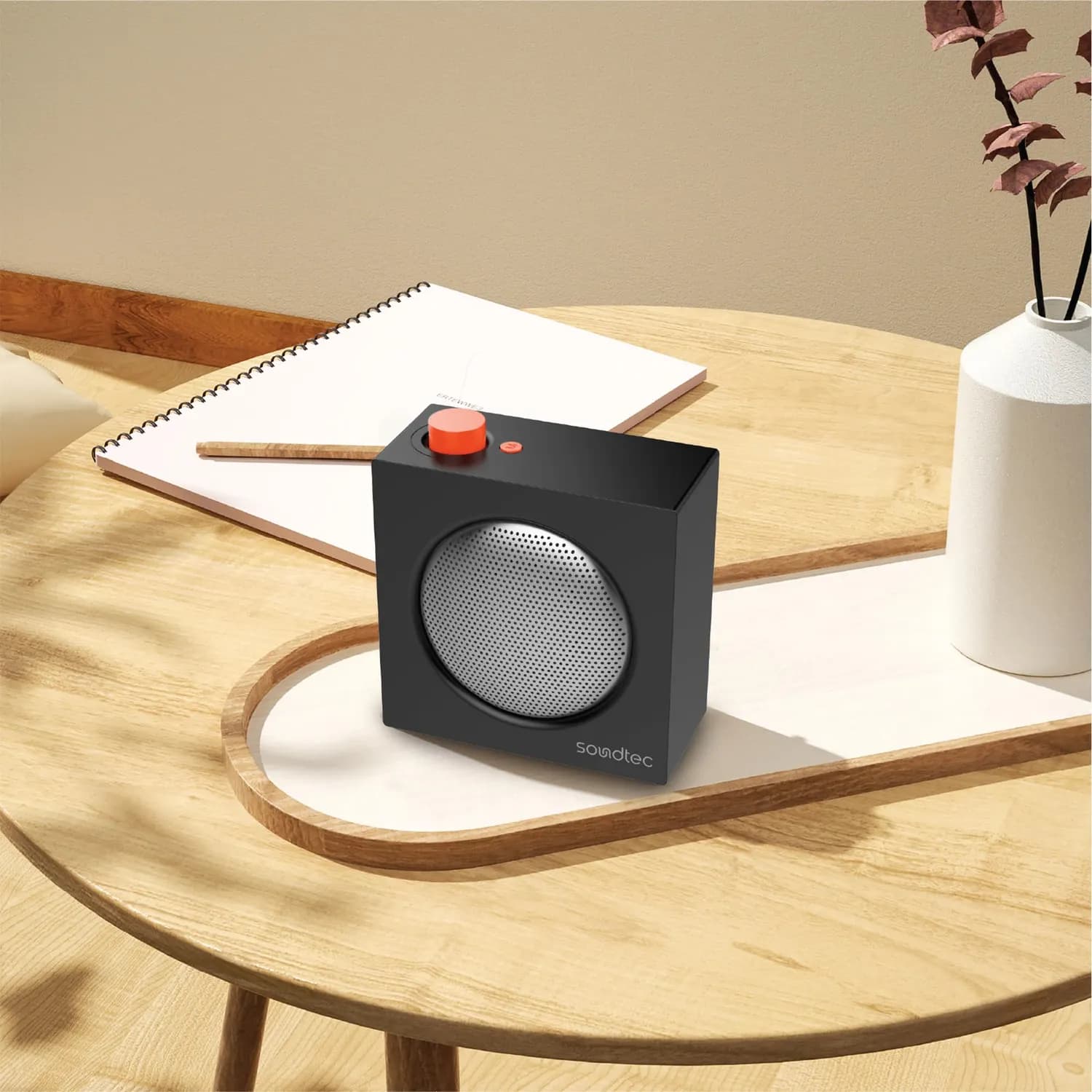 Porodo Bluetooth Speaker - 6H Playtime, Black 4