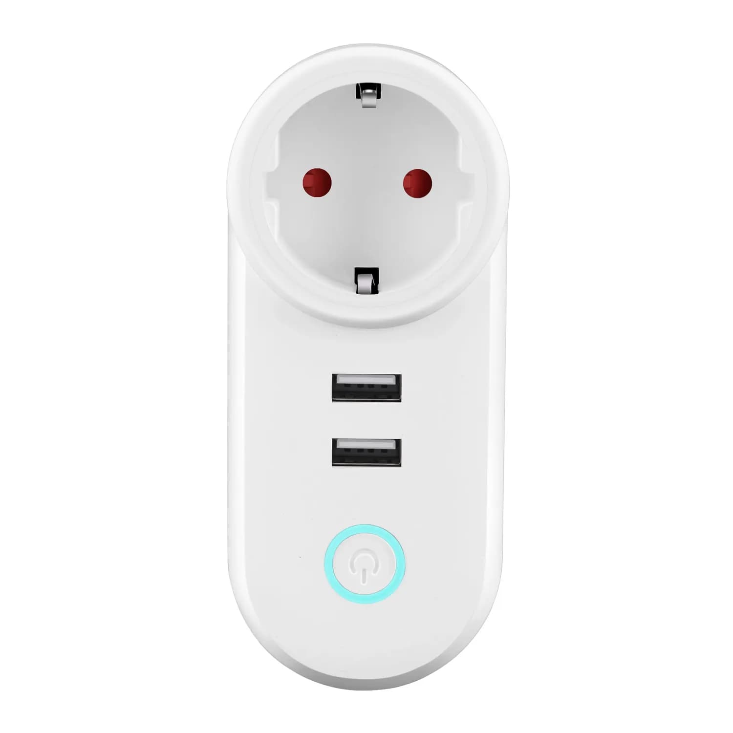 Porodo Smart Wi-Fi Plug with USB Charger 2