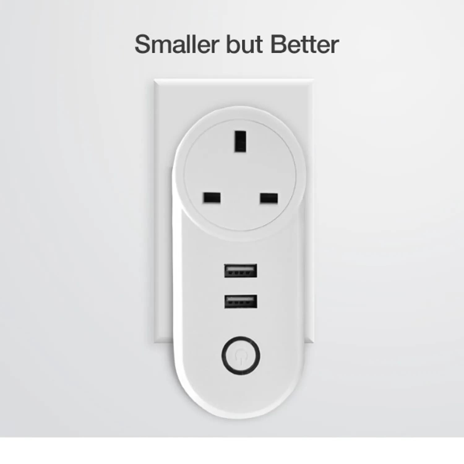Porodo Smart Wi-Fi Plug with USB Charger 3