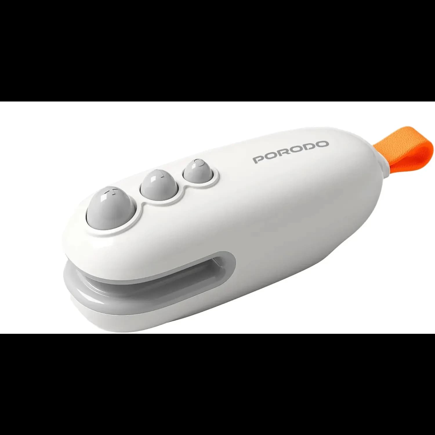 Porodo Bag Sealer and Cutter - USB-C Rechargeable, White 1
