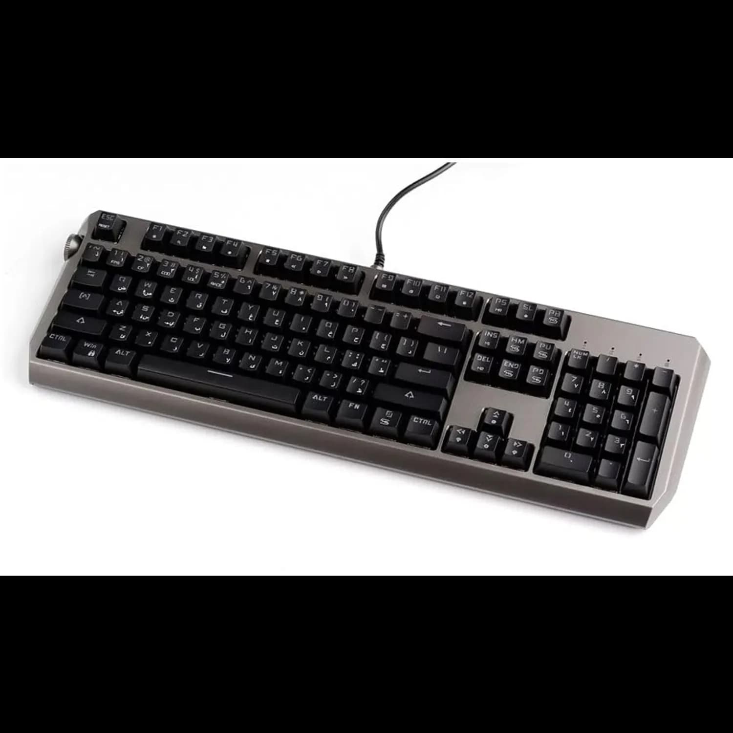 Porodo Mechanical Gaming Keyboard - Gateron Pro, RGB, Black 3