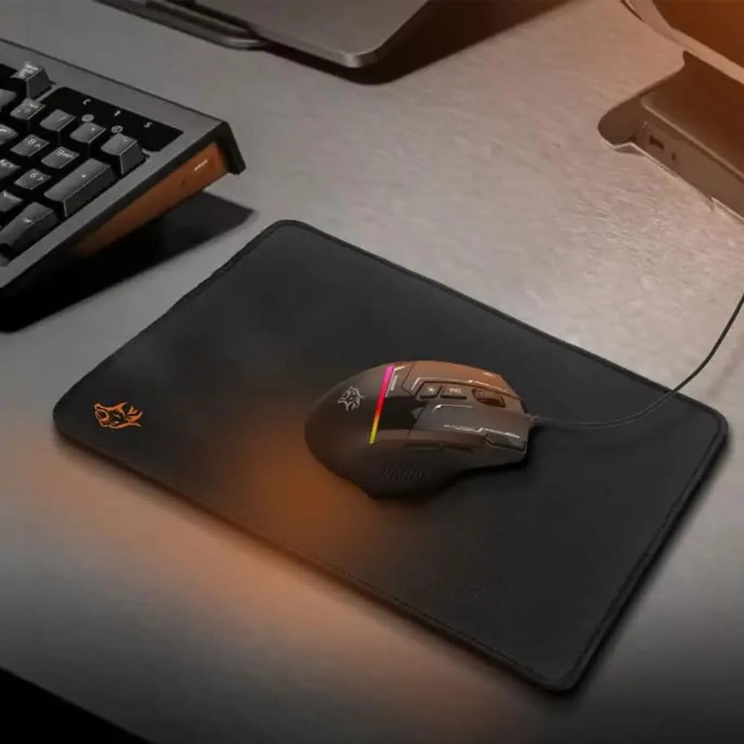Porodo Gaming Kit - RGB Keyboard with Arabic Keys, Mouse, Headset, XL Mousepad 3