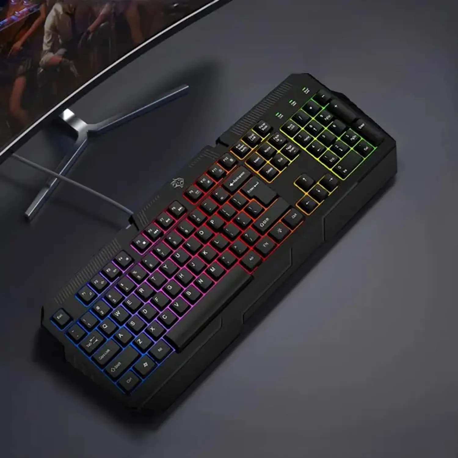 Porodo Gaming Kit - RGB Keyboard with Arabic Keys, Mouse, Headset, XL Mousepad 4