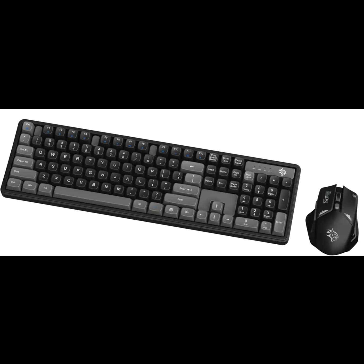 Porodo Wireless Keyboard & Mouse Set - Arabic Keys, Grey 4