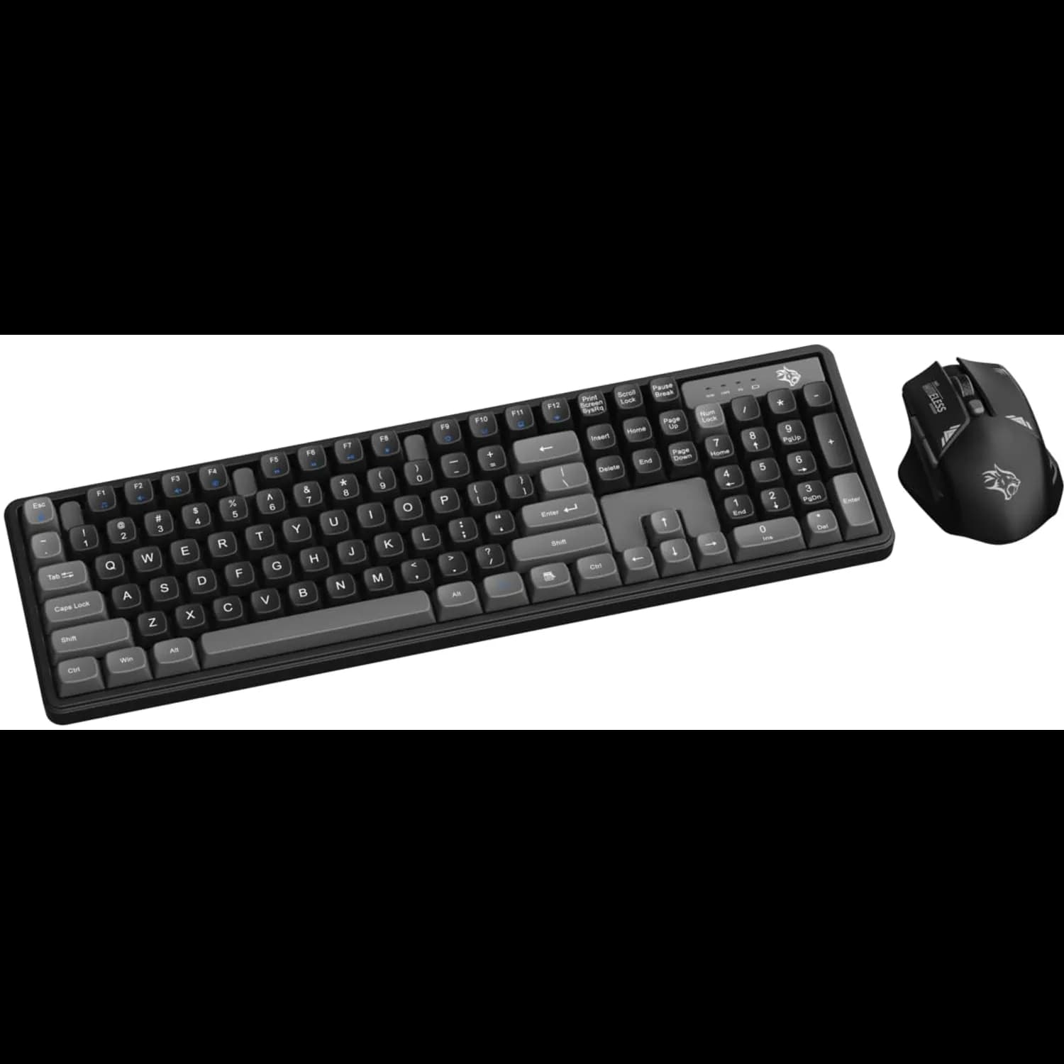 Porodo Wireless Keyboard & Mouse Set - Arabic Keys, Grey 5