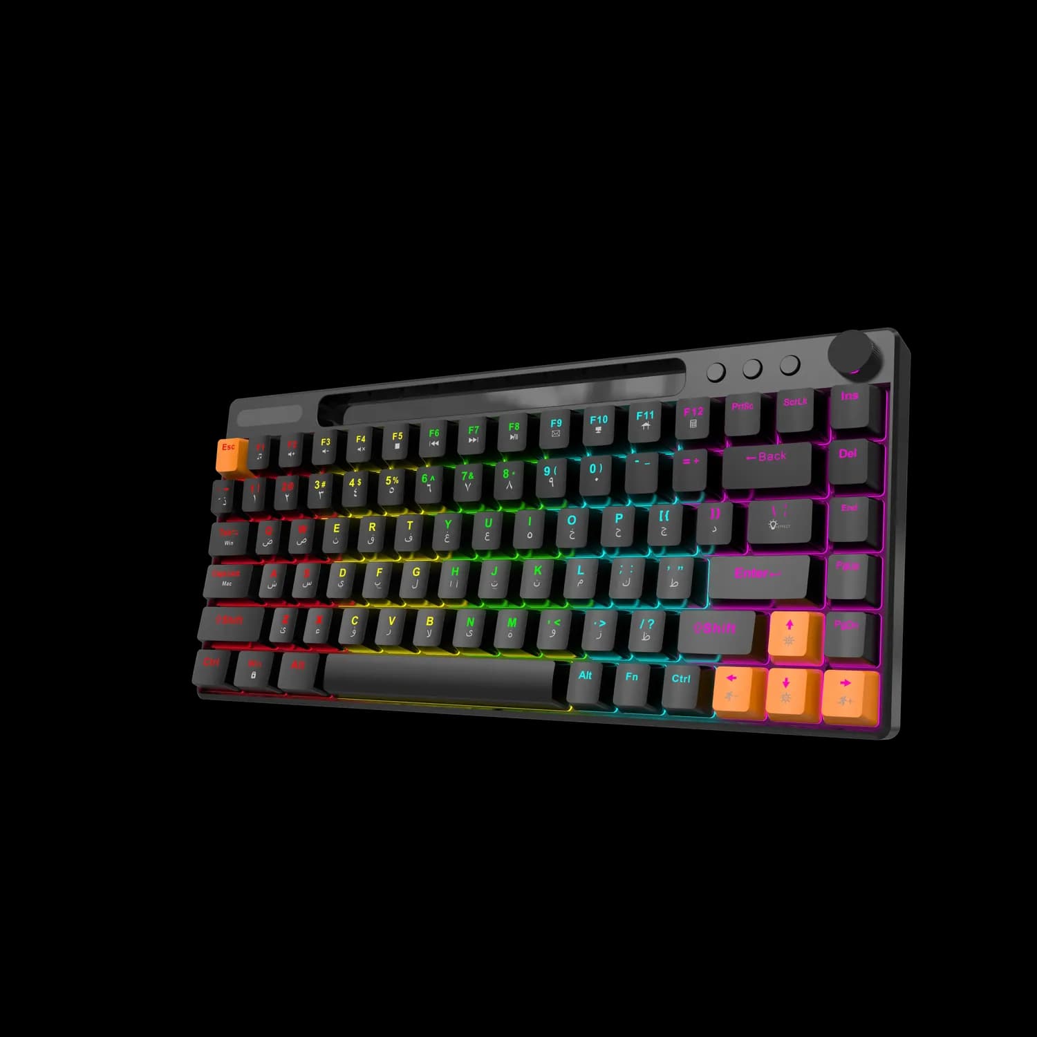 Porodo Mechanical Gaming Keyboard - 84 Keys, Black 3