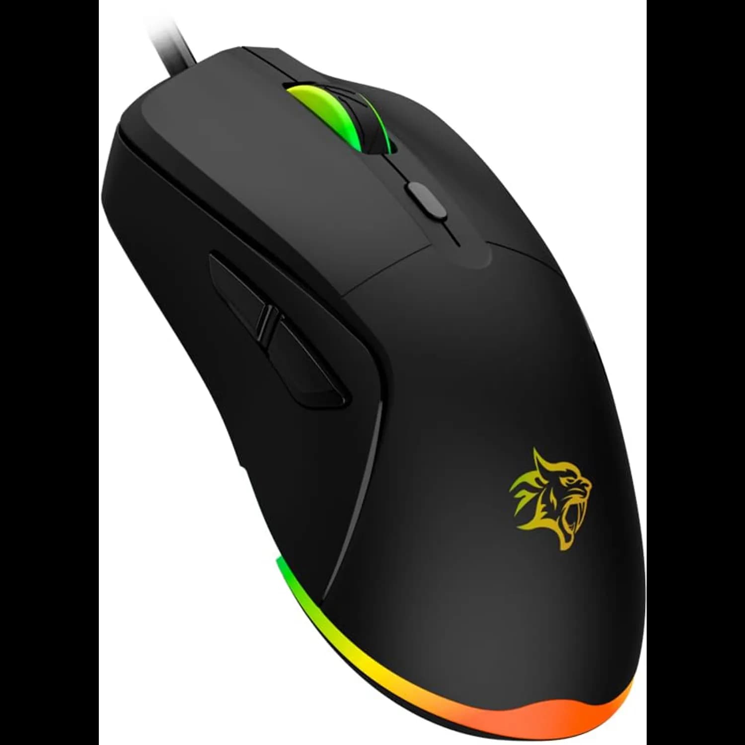 Porodo Gaming Mouse - 7200 DPI, RGB, Black 1 Porodo Gaming Mouse - 7200 DPI, RGB, Black 1