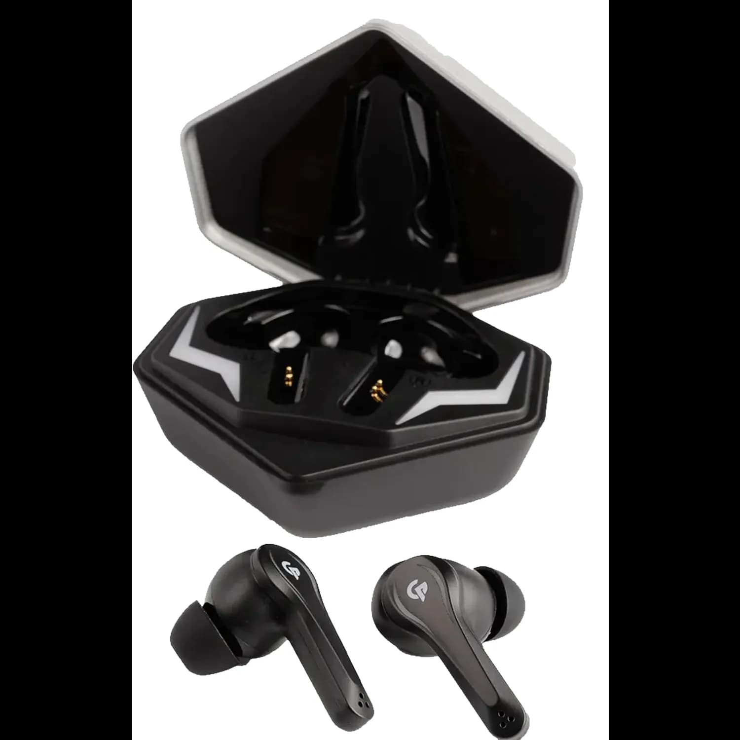 Porodo True Wireless Gaming Earbuds - IPX5 Water Resistant, Silver 1