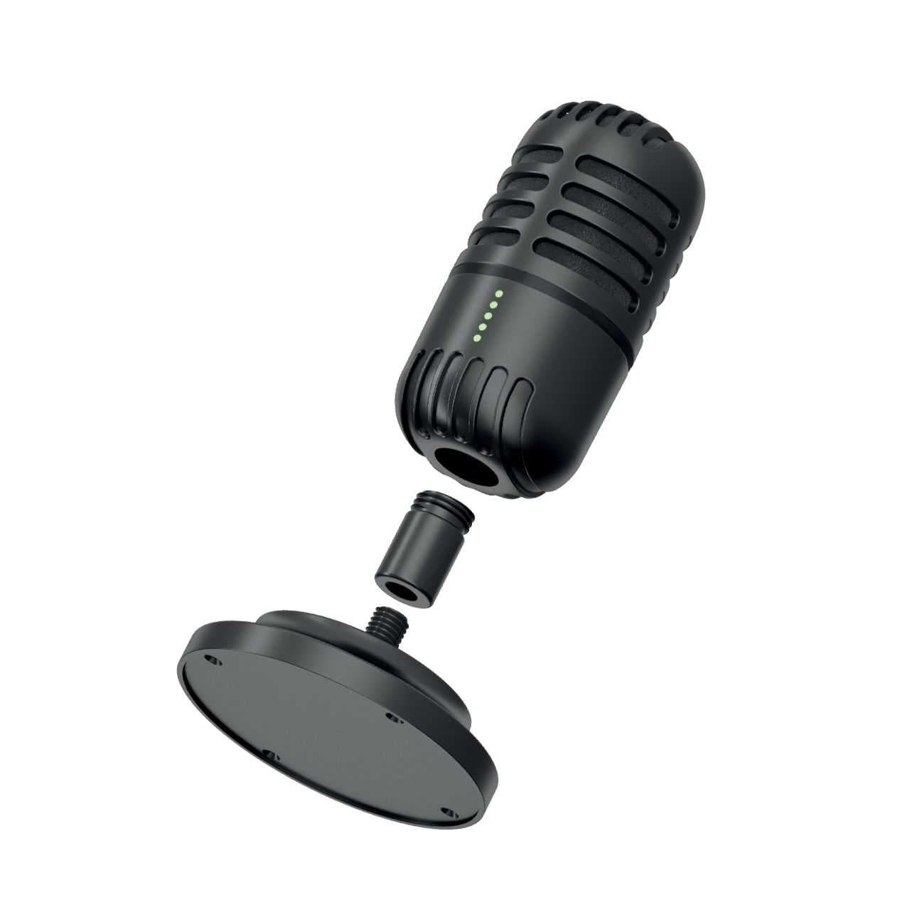 Porodo Condenser Microphone - Professional Gaming, Black 2