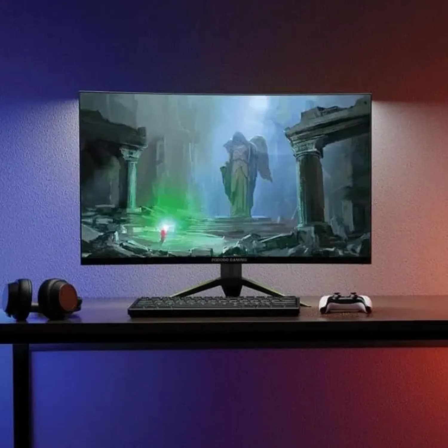Porodo Gaming Monitor - 32" QHD 180Hz, Black 2
