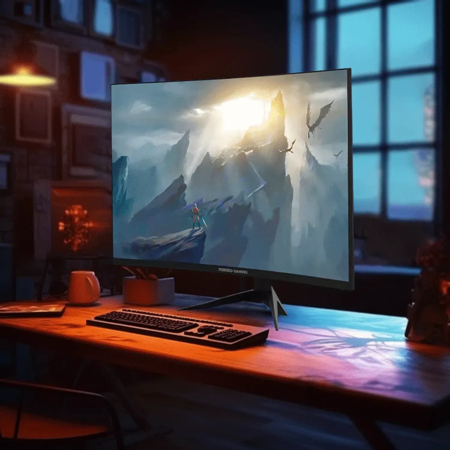 Porodo Gaming Monitor - 32" QHD 180Hz, Black 3