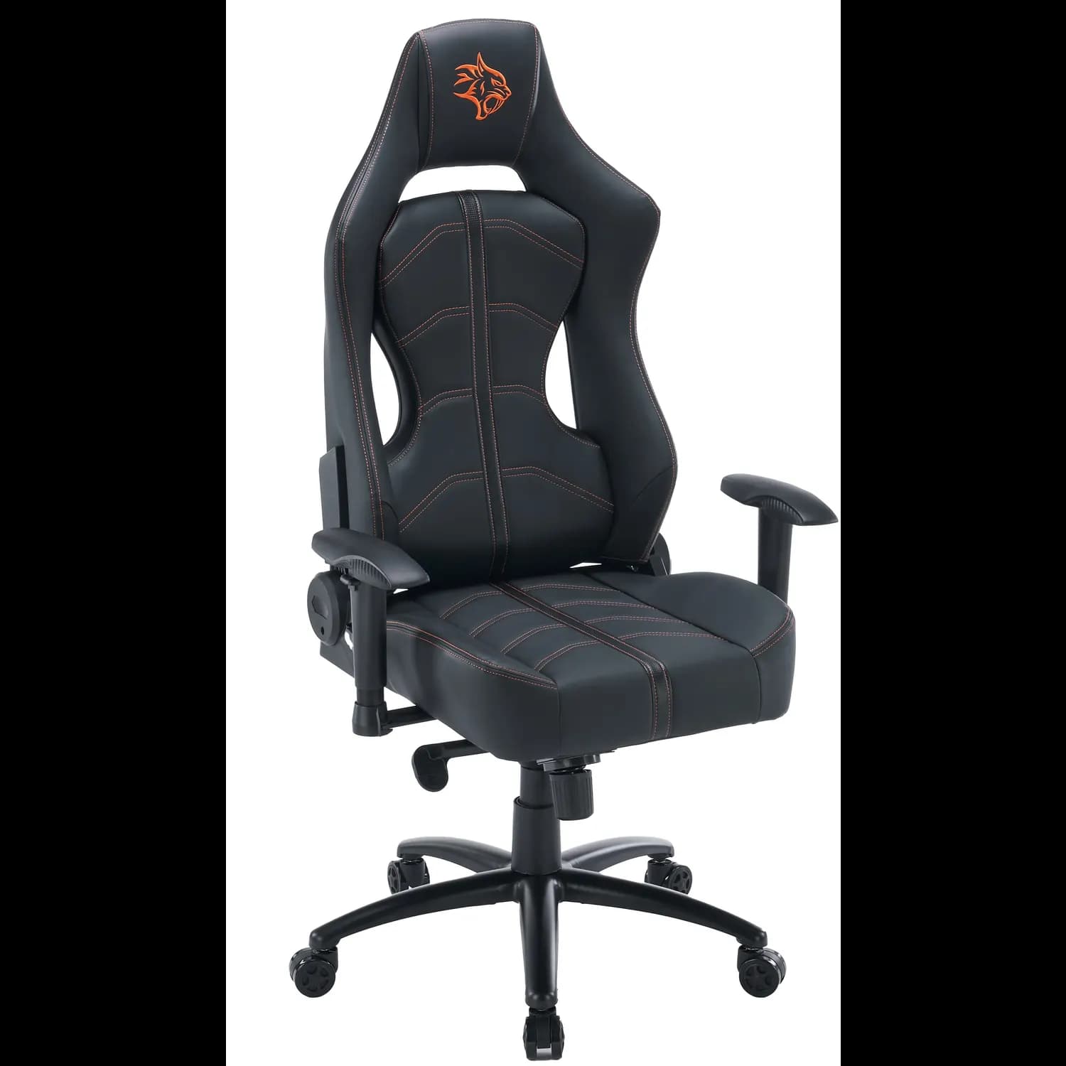 Porodo Gaming Chair Predator Pro - Molded Backrest, Orange/Black 1 Porodo Gaming Chair Predator Pro - Molded Backrest, Orange/Black 1