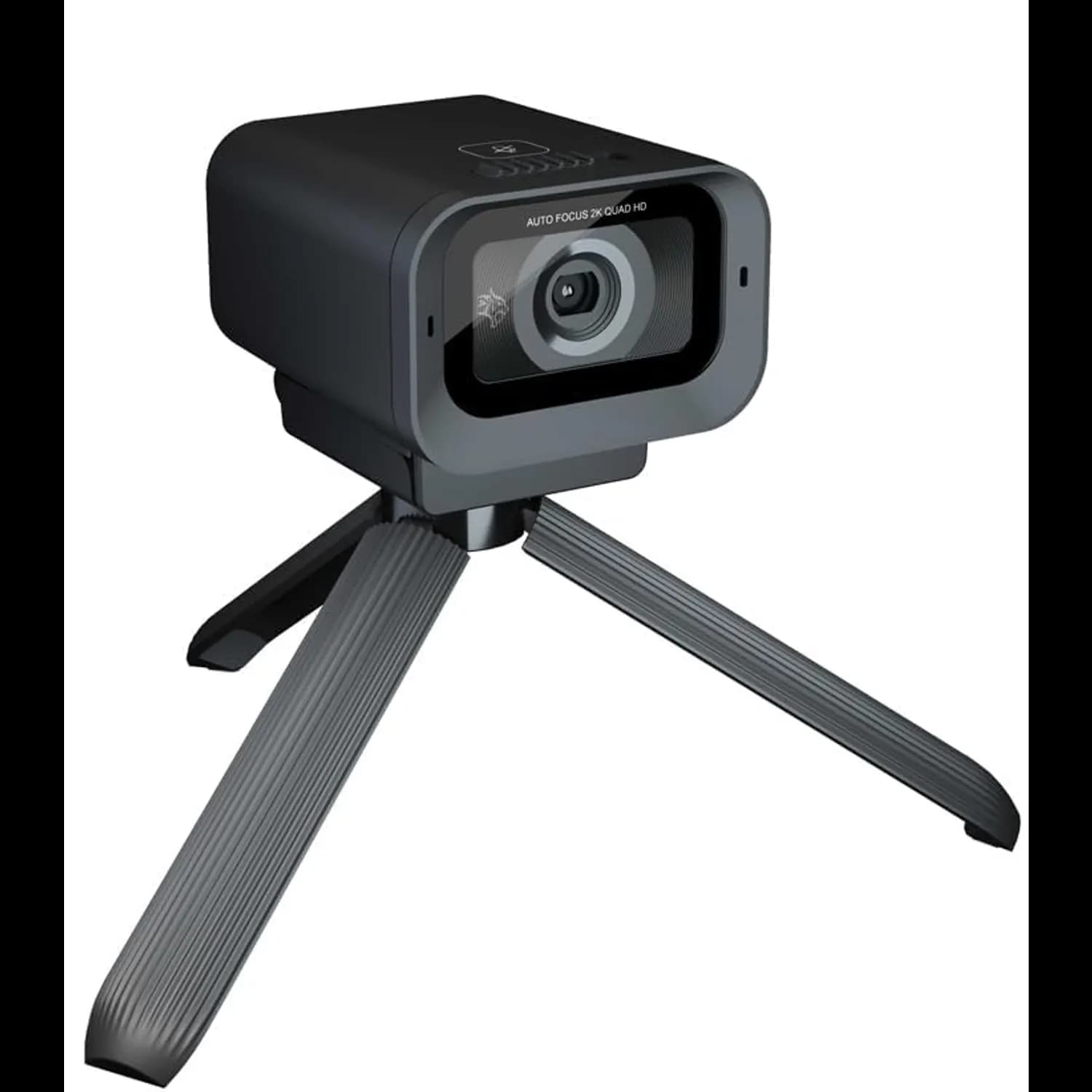 Porodo Gaming Webcam - 2K 30fps, Autofocus, Tripod, Black 1 Porodo Gaming Webcam - 2K 30fps, Autofocus, Tripod, Black 1