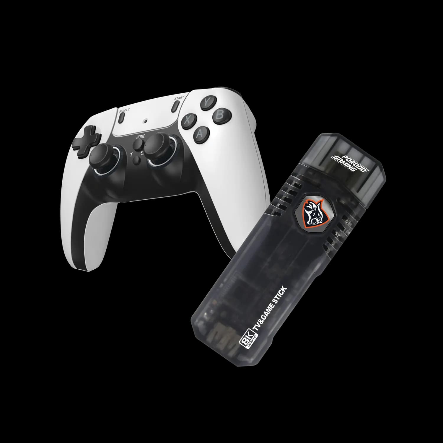 Porodo Android TV Stick & Gaming Controller - Black 1 Porodo Android TV Stick & Gaming Controller - Black 1